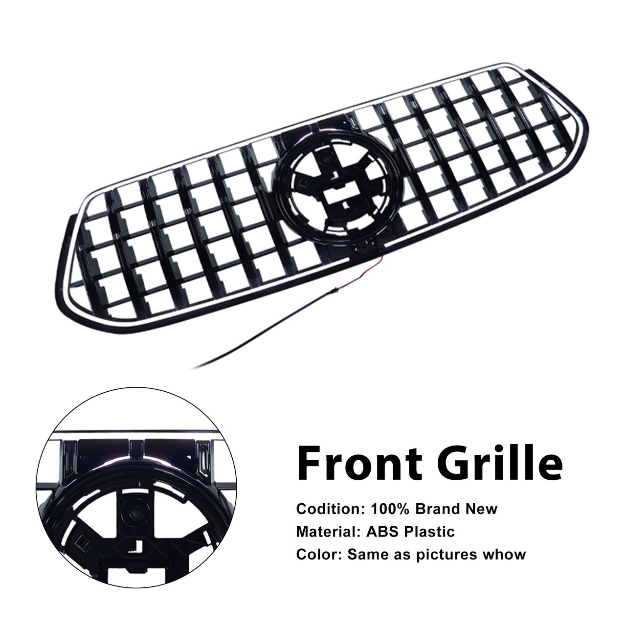 2019-2023 Mercedes Benz GLE-Class V167 C167 Front Bumper Grille Generic