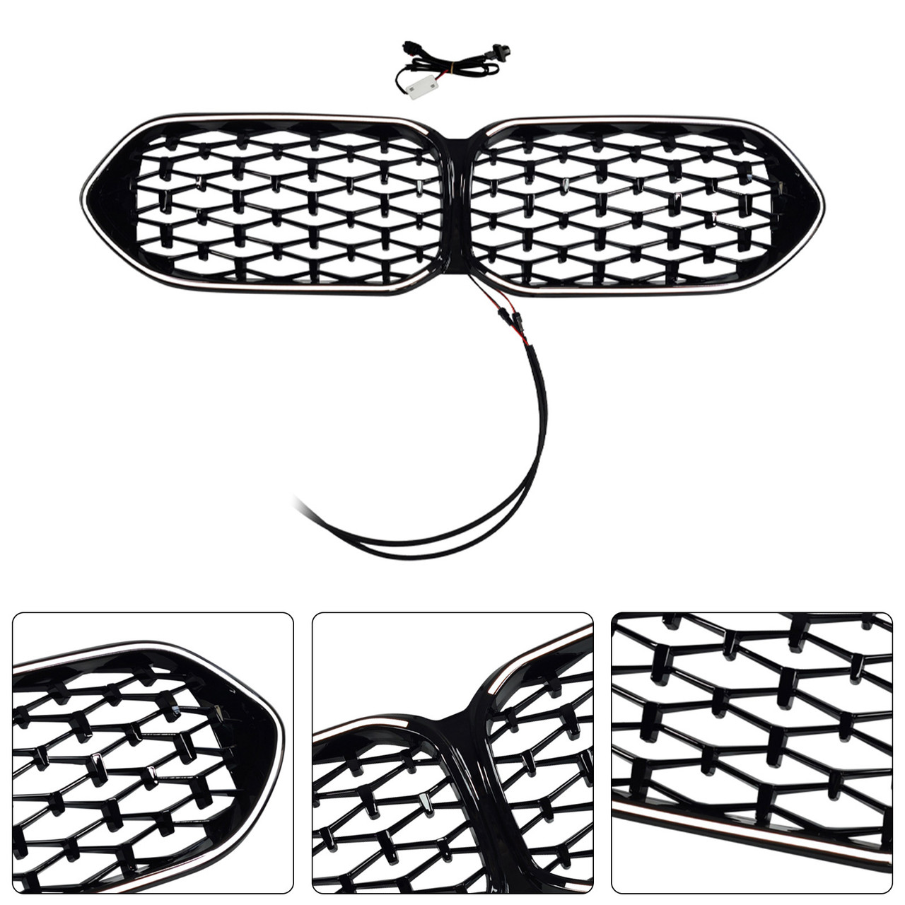 2020-2023 BMW 2 Series Gran Coupe F44 Front Grille Gloss Black Generic