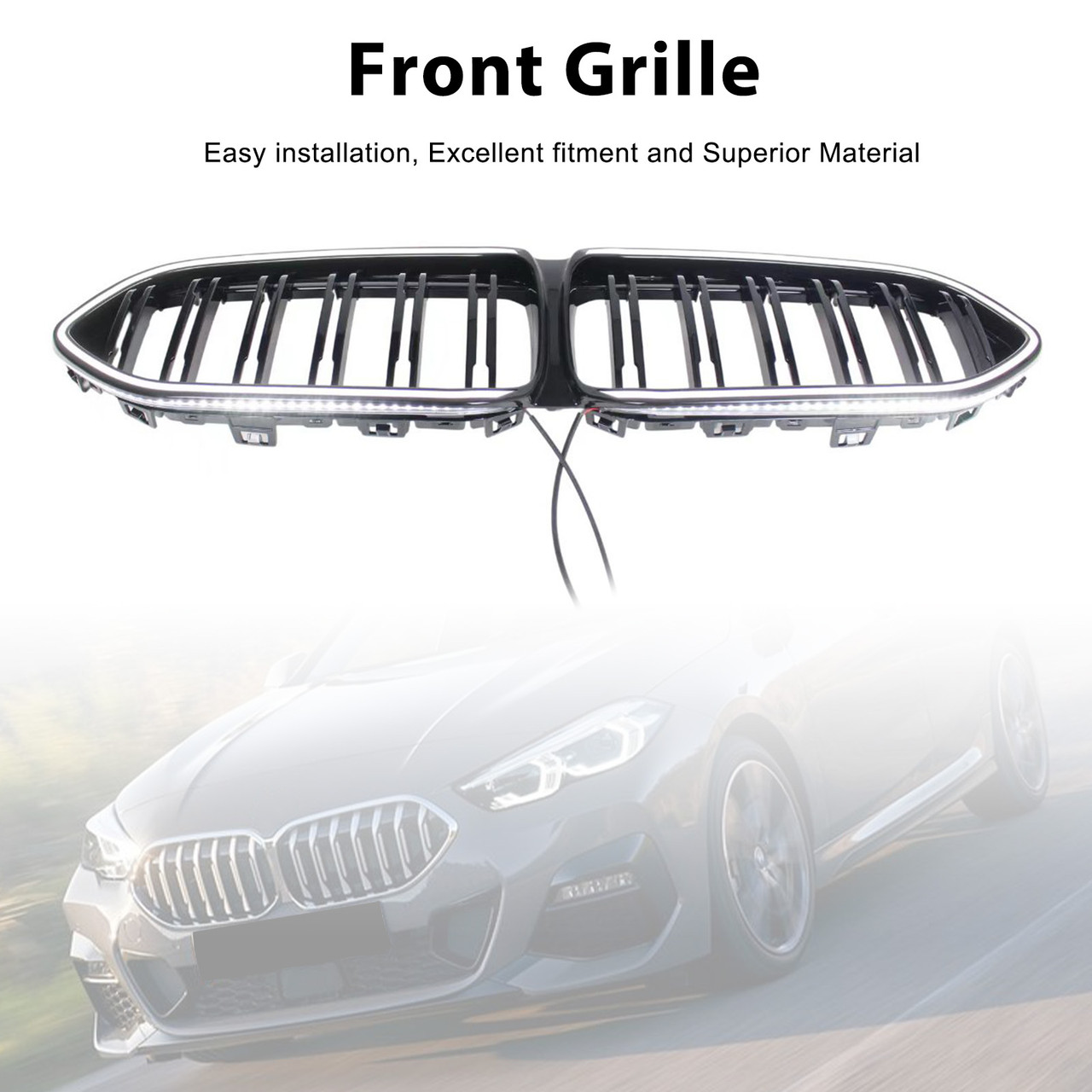 2020-2023 BMW 2 Series Gran Coupe F44 Front Bumper Grille Generic