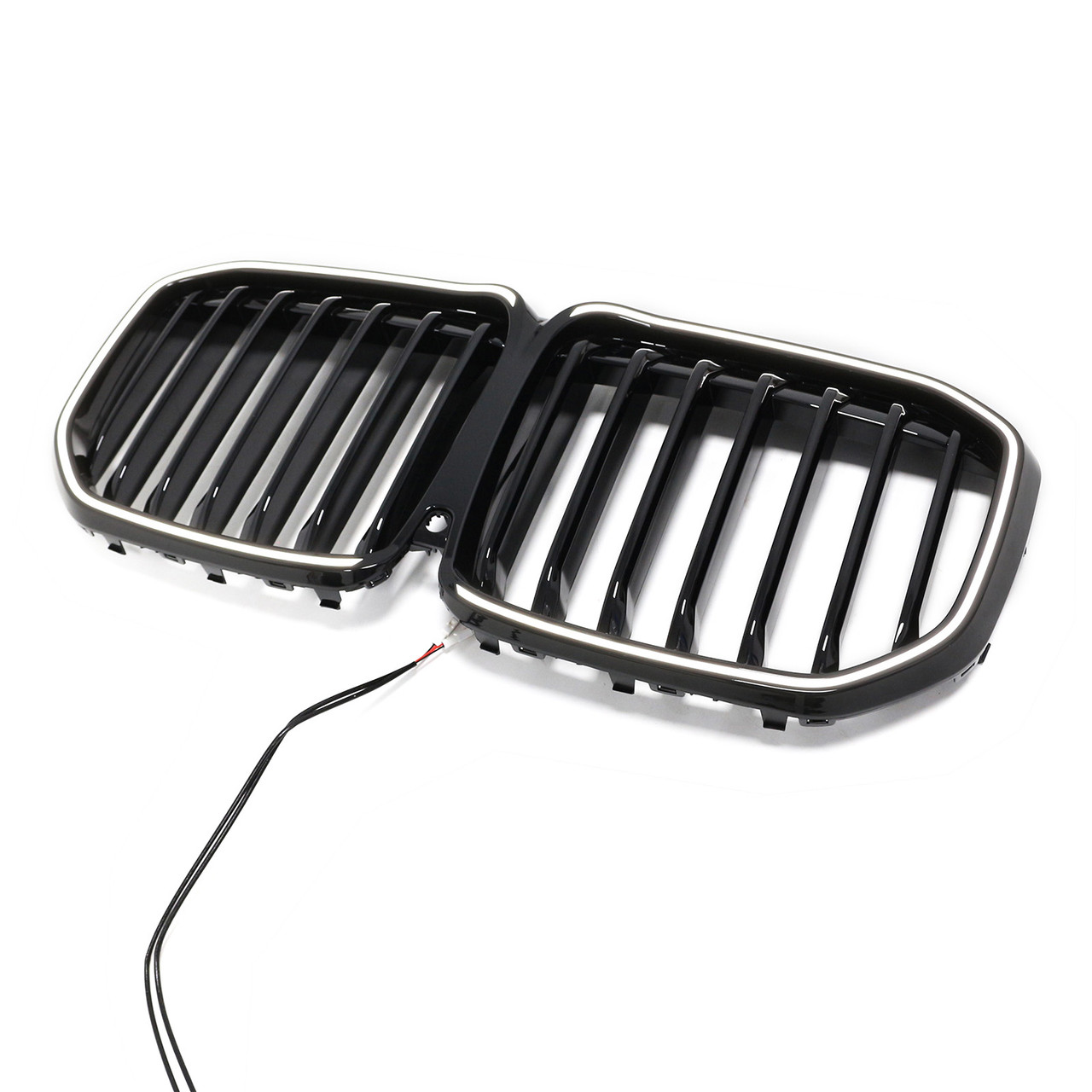 2019-2022 BMW X7 G07 Single Slat Gloss Black Front Kidney Grille Generic