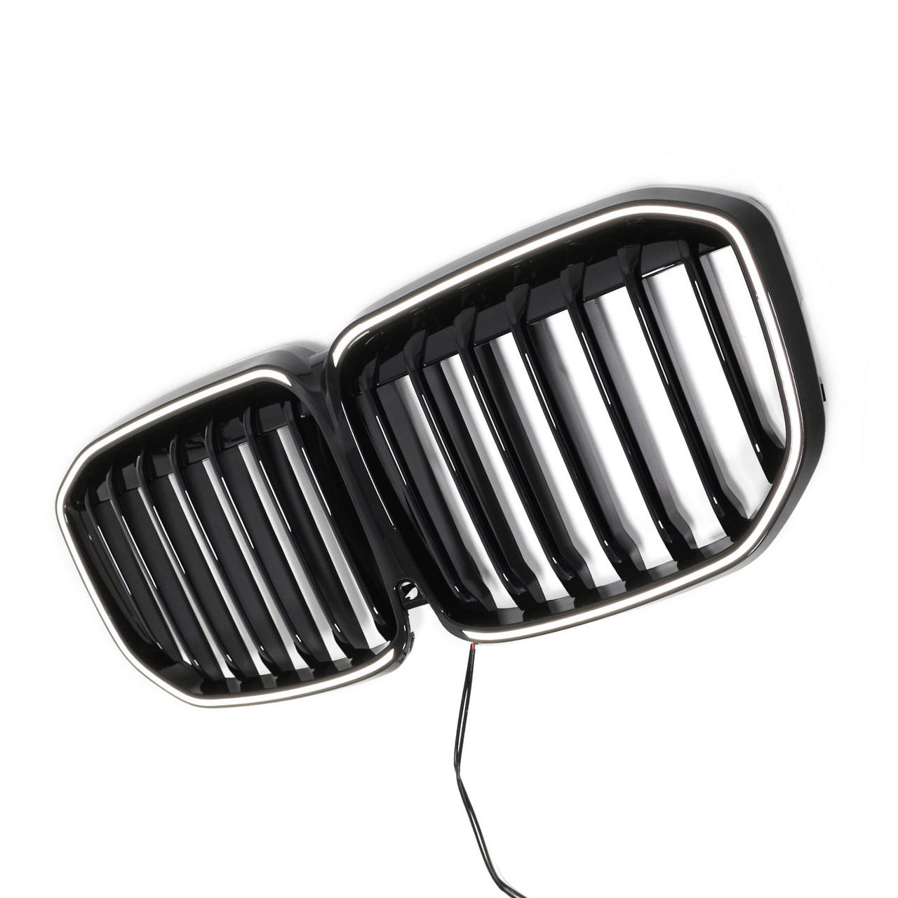 2019-2022 BMW X7 G07 Single Slat Gloss Black Front Kidney Grille Generic
