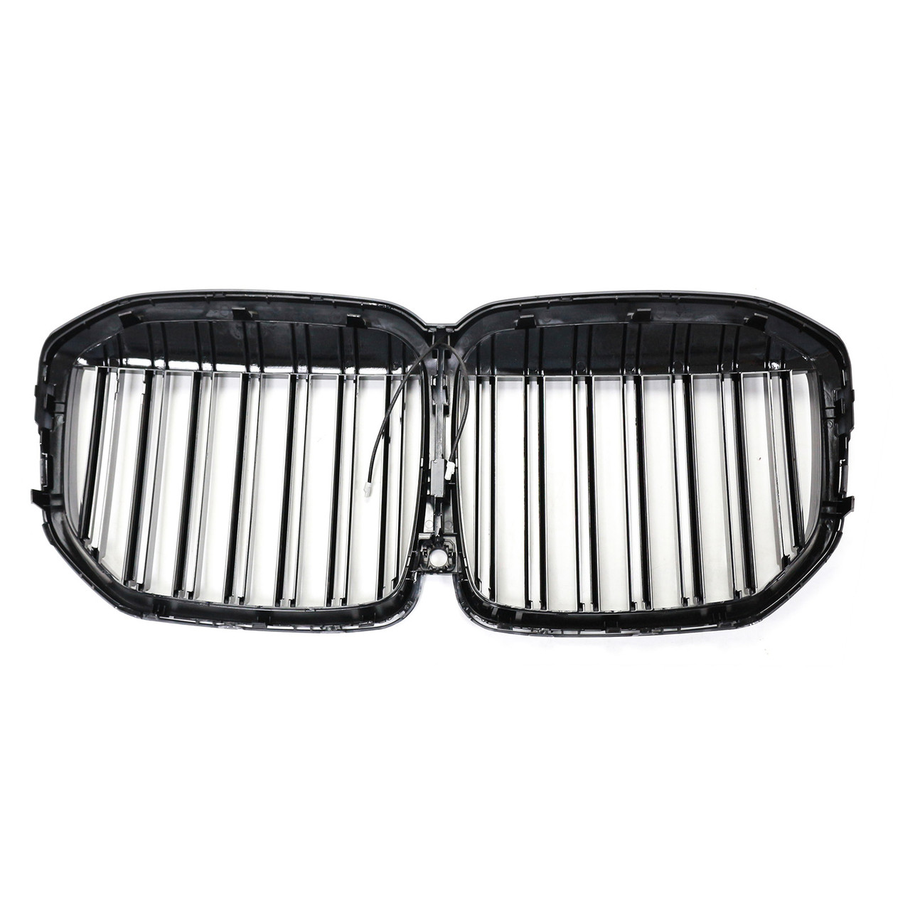 2019-2022 BMW X7 G07 Double Slat Gloss Black Front Kidney Grille Generic
