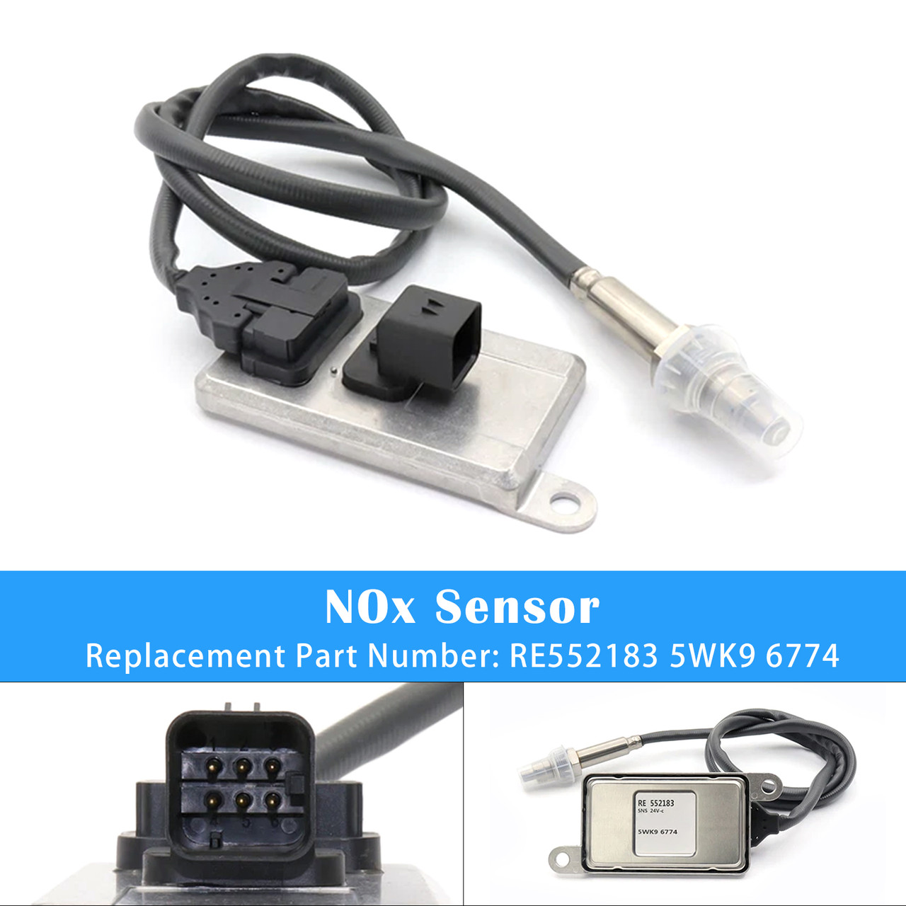 RE552183 5WK9 6774 NOx Sensor Nitrogen Oxide Sensor For John Deere Tractor