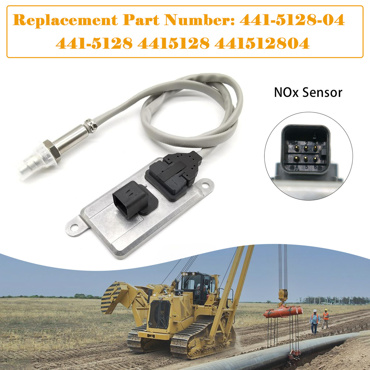 441-5128-04  441-5128 4415128 Nitrogen Oxide Nox Sensor For CAT Caterpillar