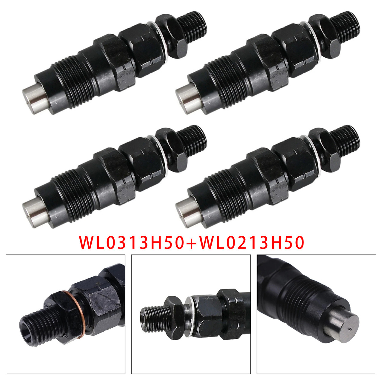 4Pcs Fuel Injector For Mazda BT50 2.5 B-Series Ford Courier 2.5L WL0213H50