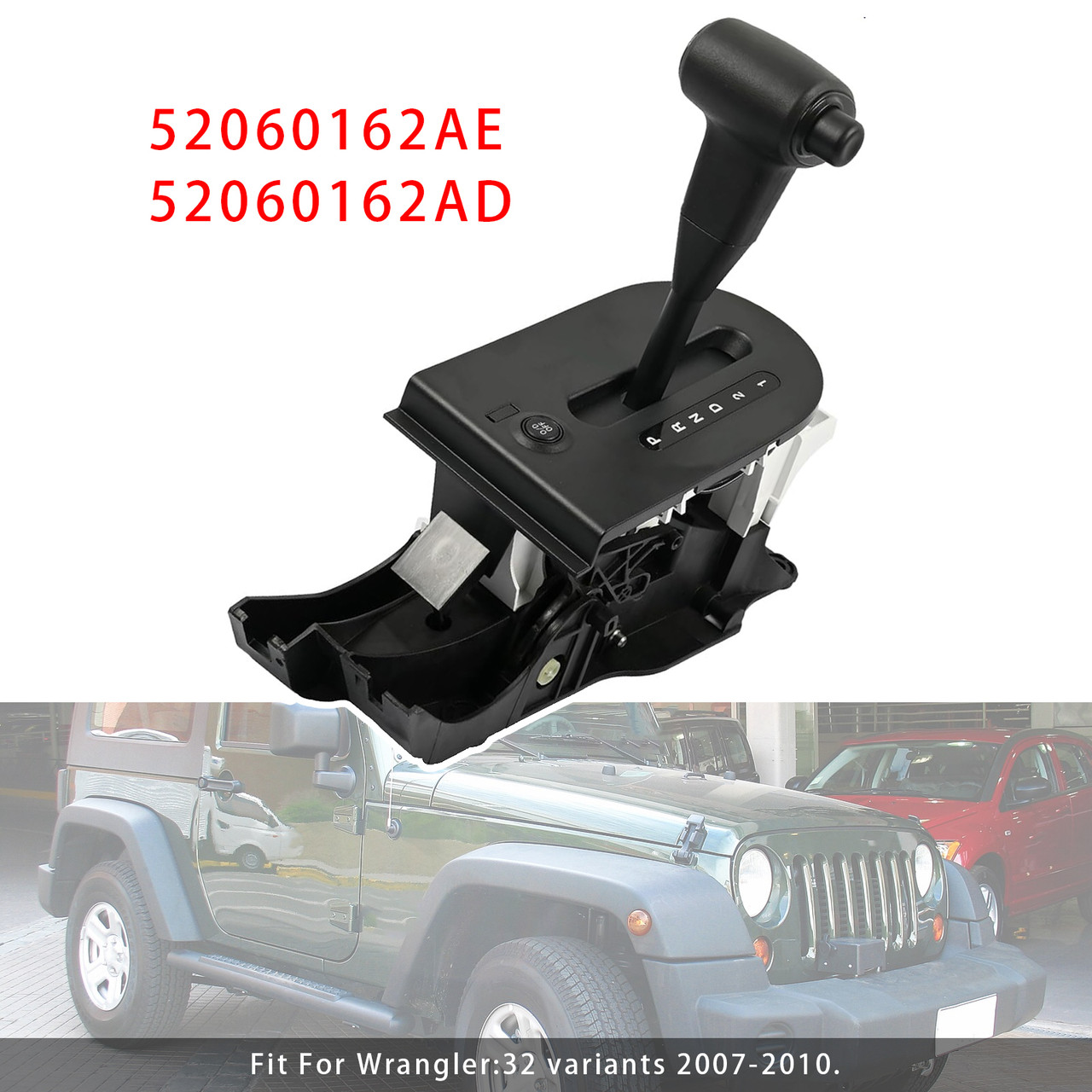 2007-2010 Jeep Wrangler New Shift Lever w/Auto Trasmision Assembly 52060162AE Generic