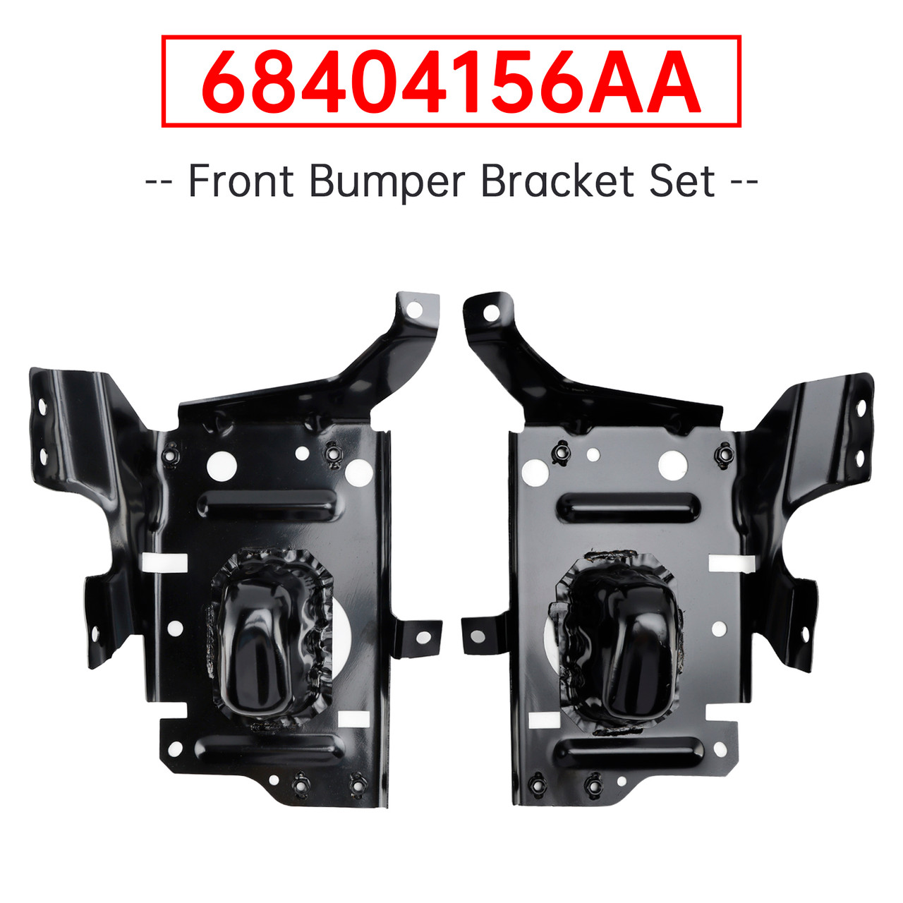 2019-2024 RAM 1500 Front Bumper Bracket Set Steel 68404156AA Generic