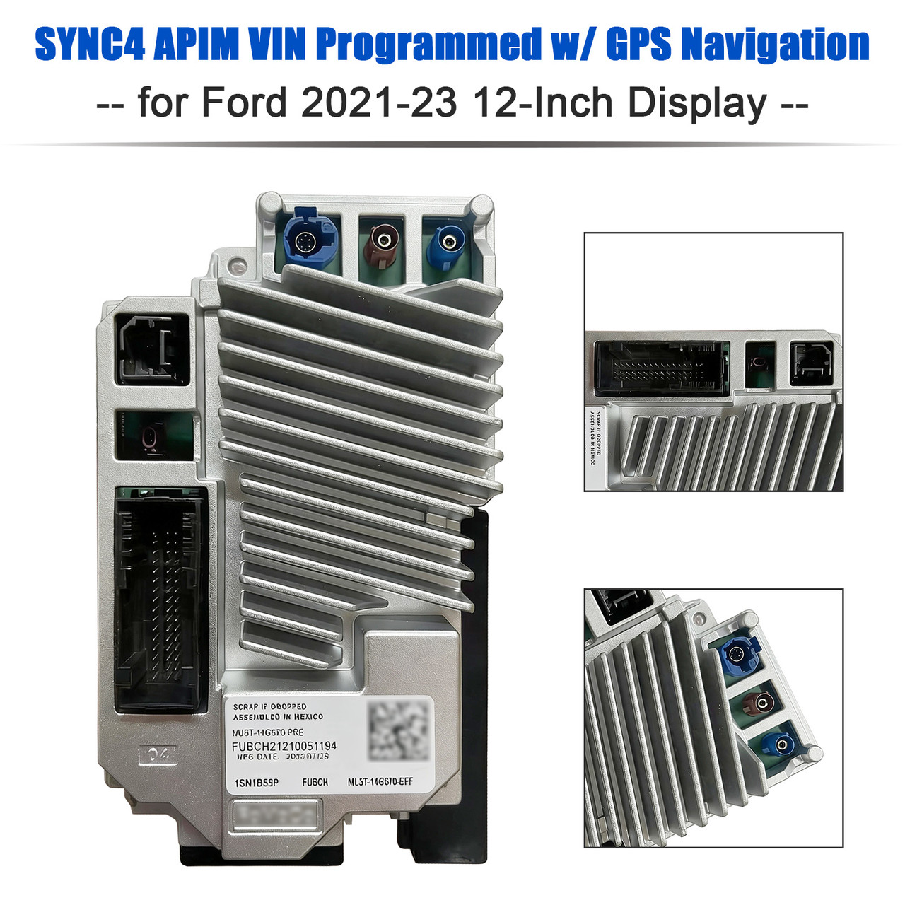 2022-2023 F-150 2021 SYNC4 APIM VIN Programmed w/ GPS Navigation Generic