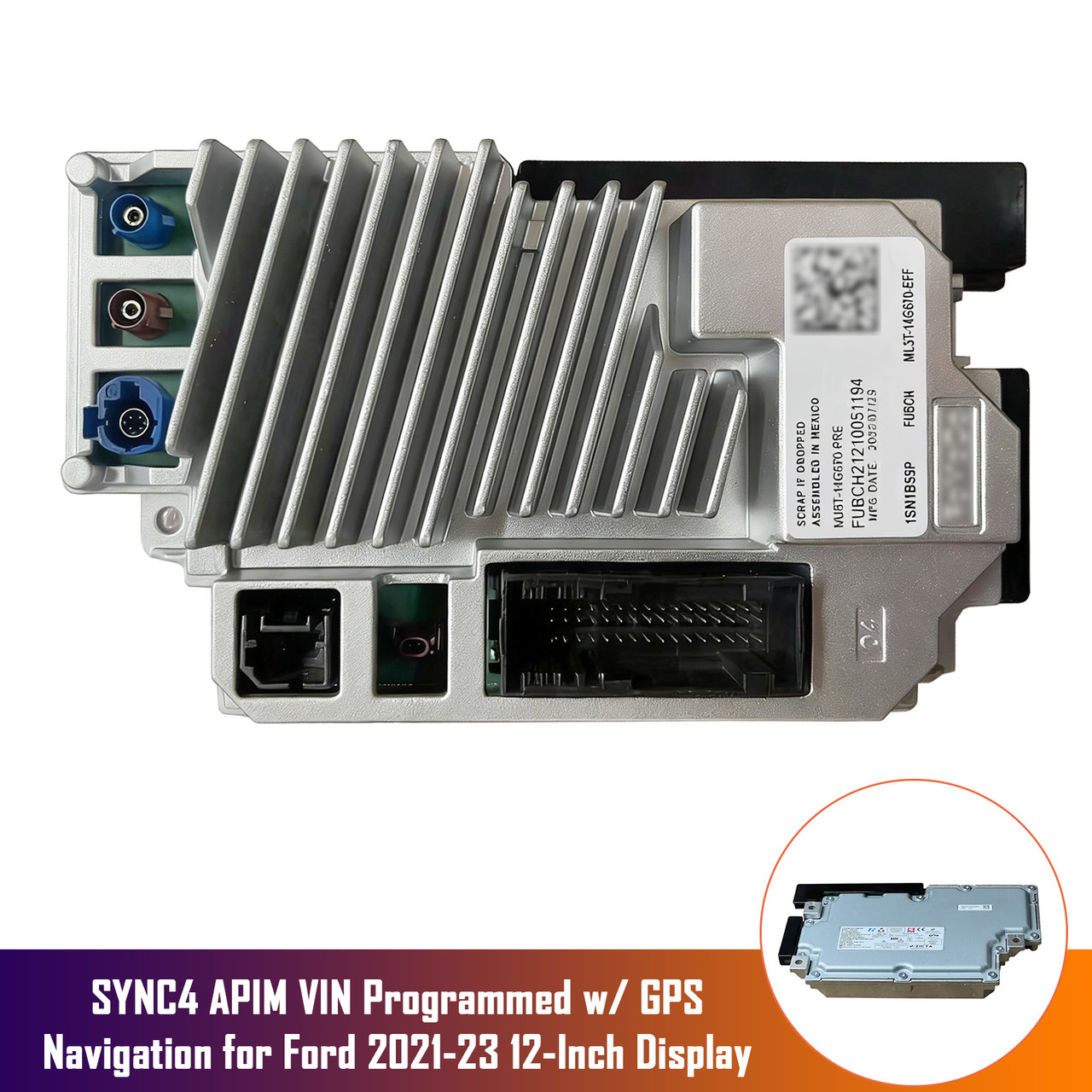 2021-2022 Lincoln Nautilus SYNC4 APIM VIN Programmed w/ GPS Navigation Generic
