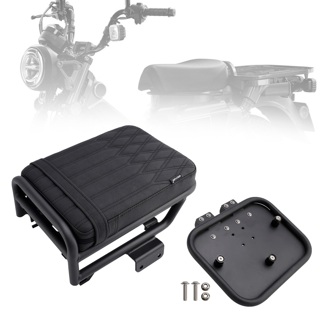 2020-2023 HONDA CT125 huntercub 125 Rear Seat Cushion & Saddlebag Bracket Kit Reseau Brown Generic