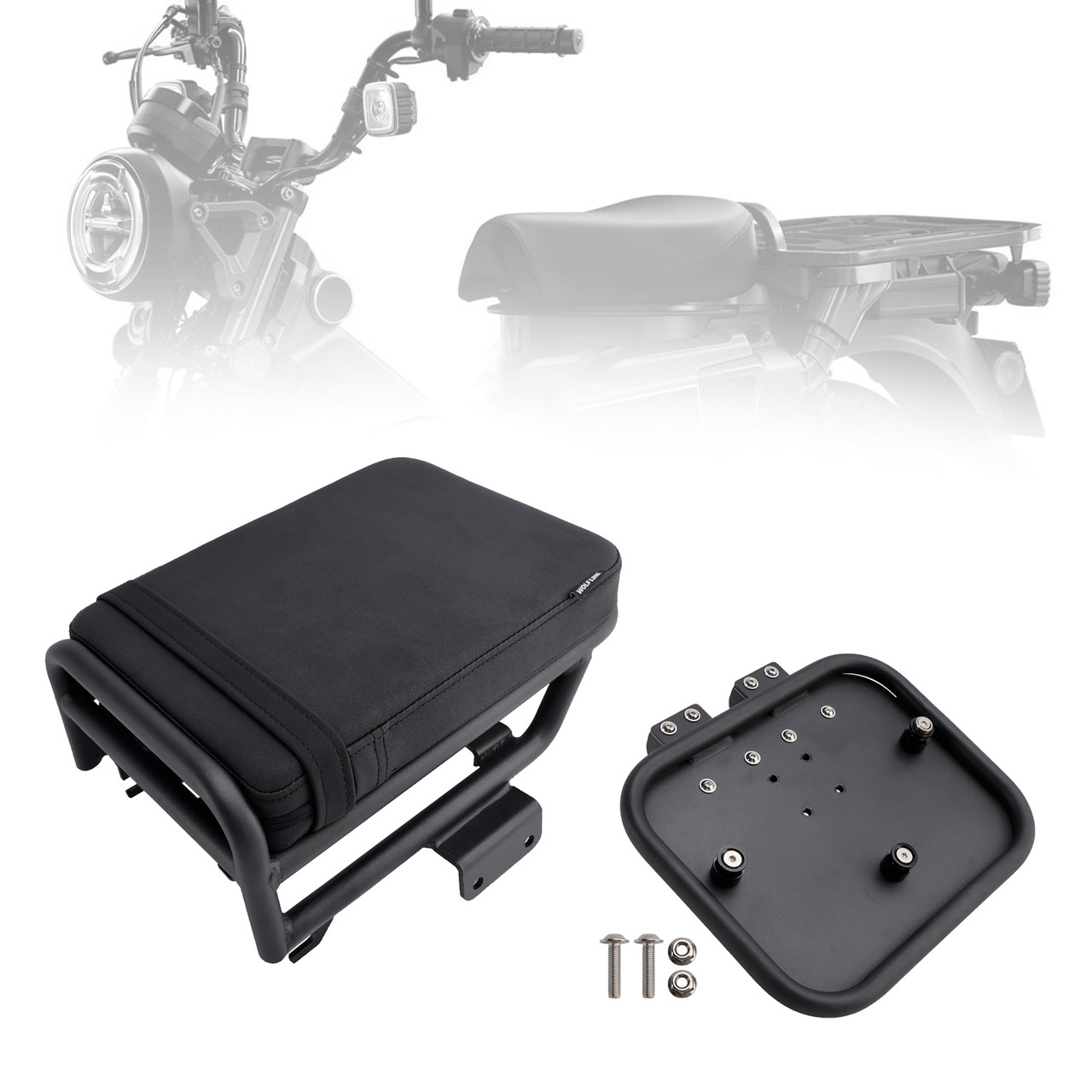 2020-2023 HONDA CT125 huntercub 125 Rear Seat Cushion & Saddlebag Bracket Kit Flat Brown Generic