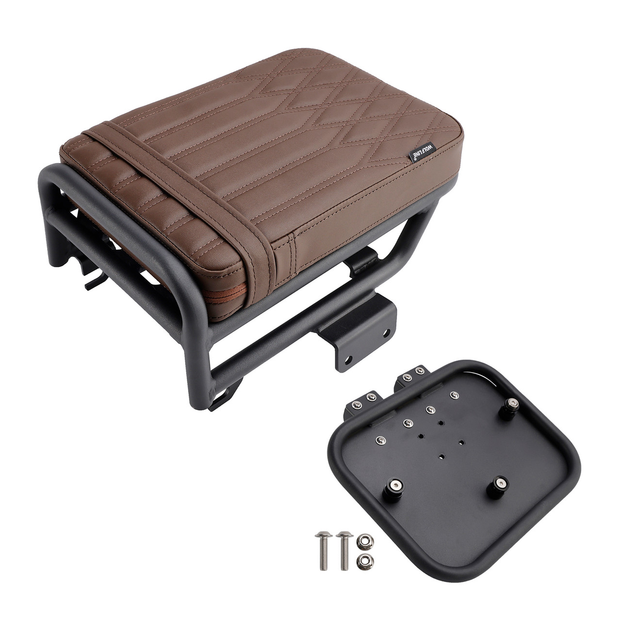2020-2023 HONDA CT125 huntercub 125 Rear Seat Cushion & Saddlebag Bracket Kit Reseau Black Generic