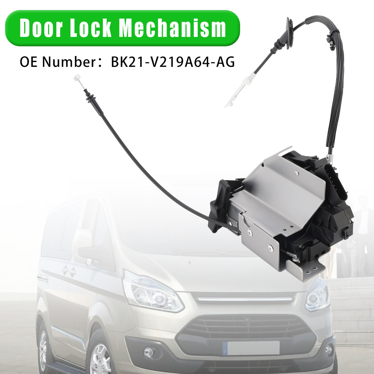 2012-2015 Transit Custom V362 Front Right Door Lock Mechanism BK21-V219A64-AG Generic