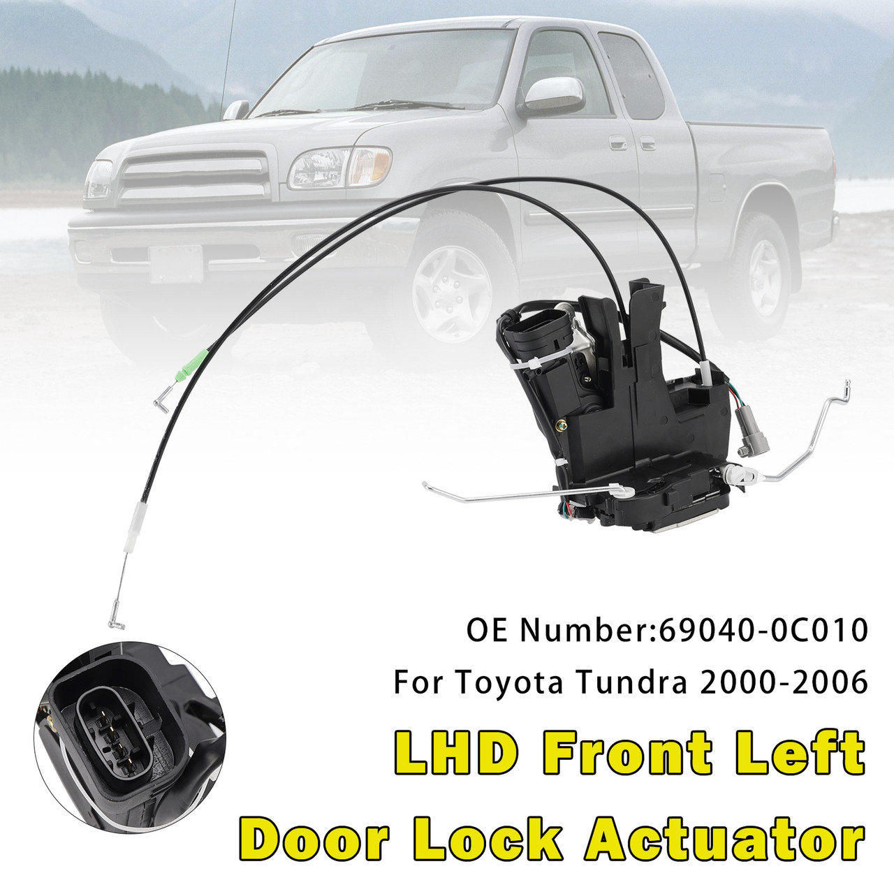 2000-2006 Toyota Tundra Front Left Driver Side Door Lock Actuator Assembly 69040-0C010 Generic
