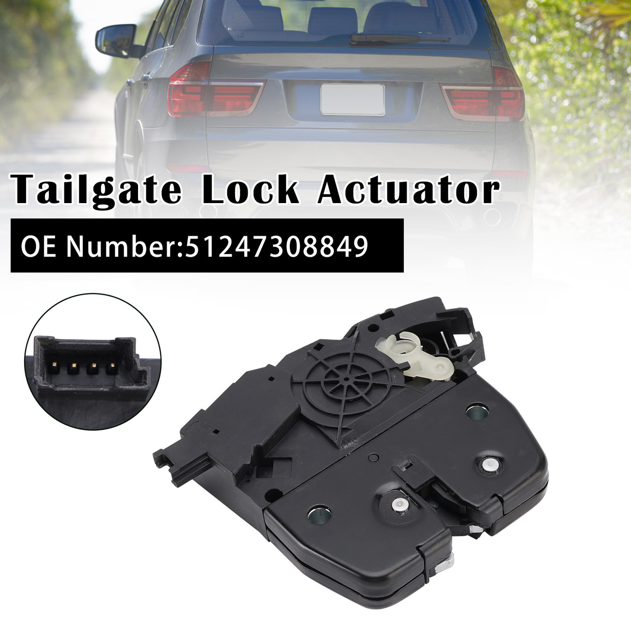 2006-2013 BMW X5 E70 xDrive 30d 30i  Tailgate Lock Actuator 51247308849 Generic