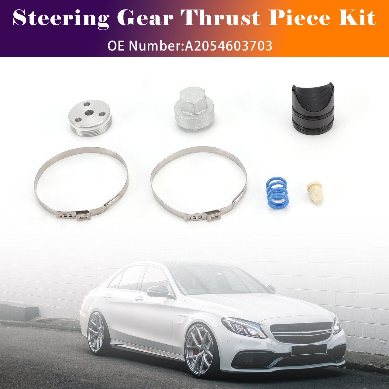 Mercedes W205 Steering Gear Thrust Piece Kit A2054603703 Generic