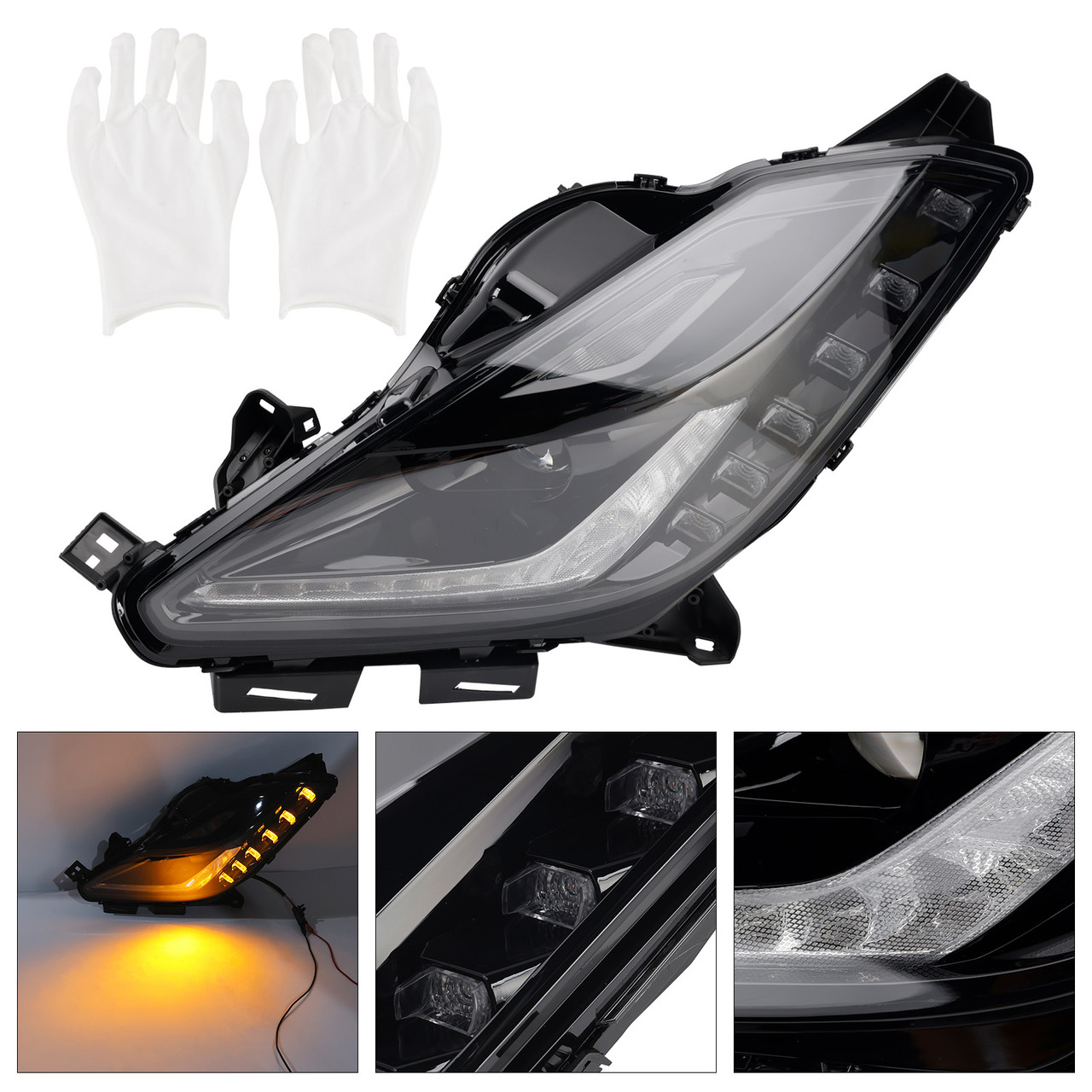 2014-2019 Chevy Corvette C7 Z06 Left HID Xenon Headlight Assembly W/ Ballast 8pin Generic