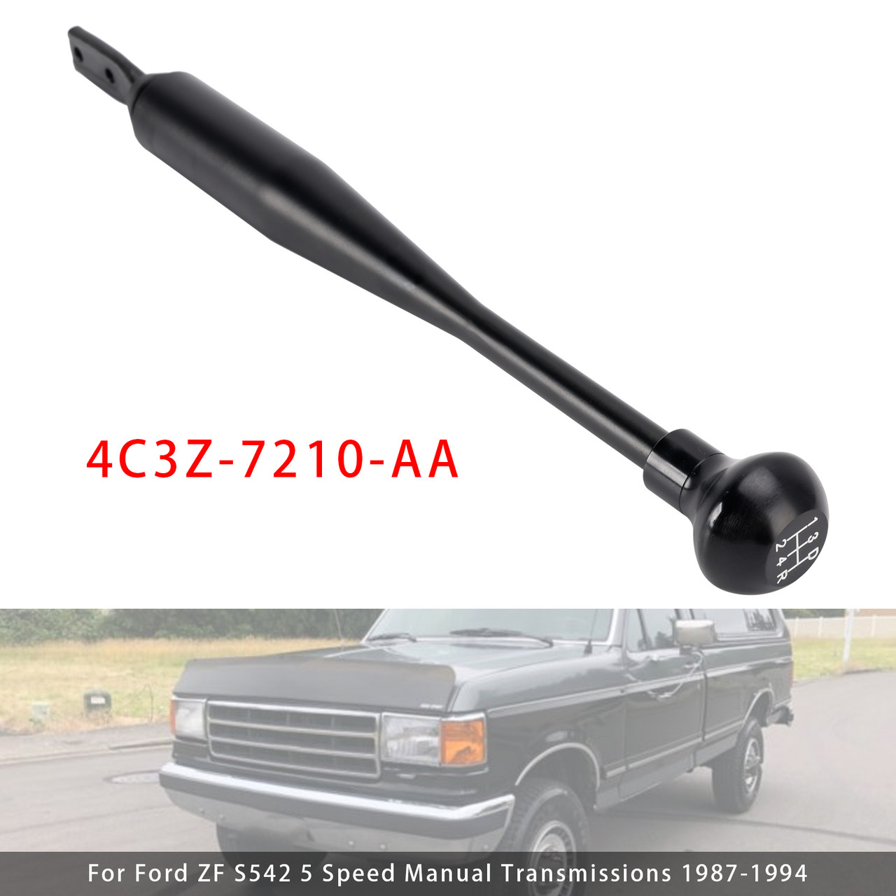 1987-1997 Ford ZF S542/S547 5 Speed Manual Transmissions Transmission Shifter Stick Kit 4C3Z-7210-AA Generic