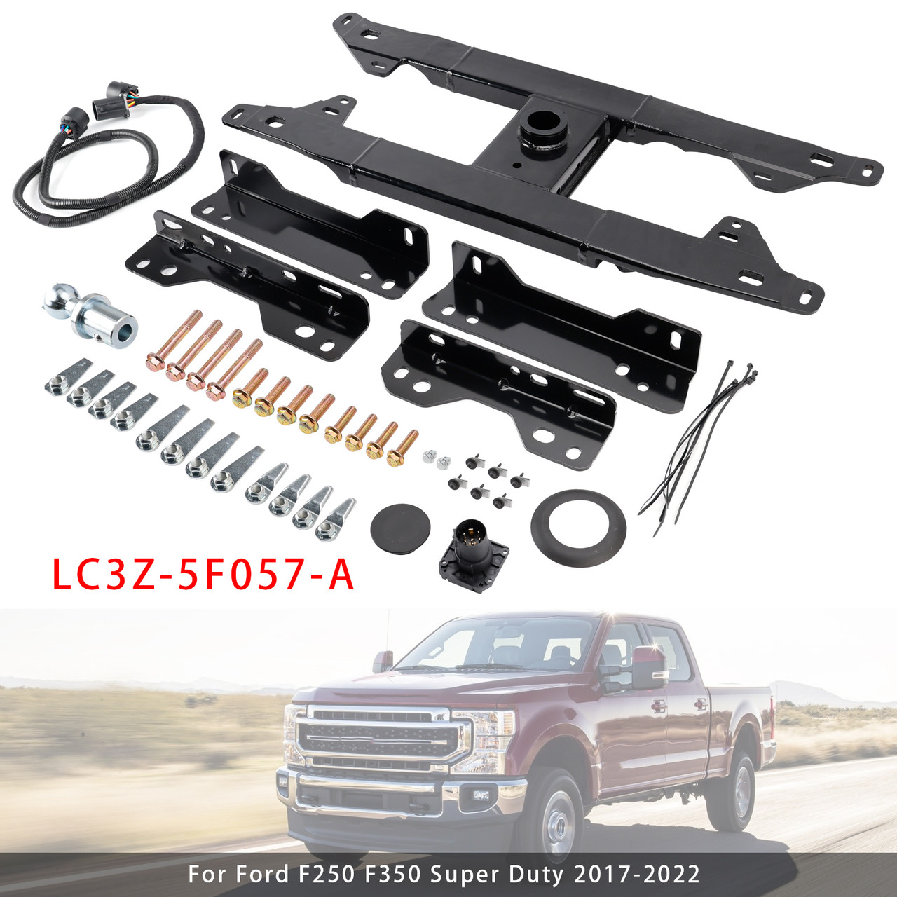 2017-2022 Ford F250 F350 Super Duty 5th Wheel Gooseneck Hitch LC3Z-5F057-A Generic