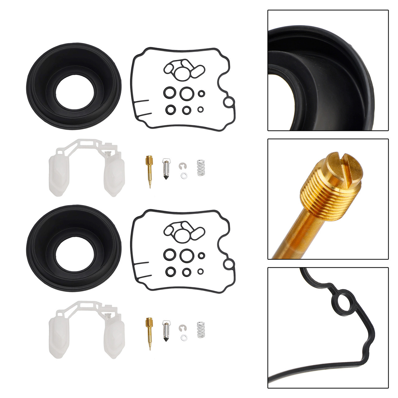 2X Carburetor Rebuild Repair Kit fit for Yamaha TDM850 1991-93 TRX850 1996-1999