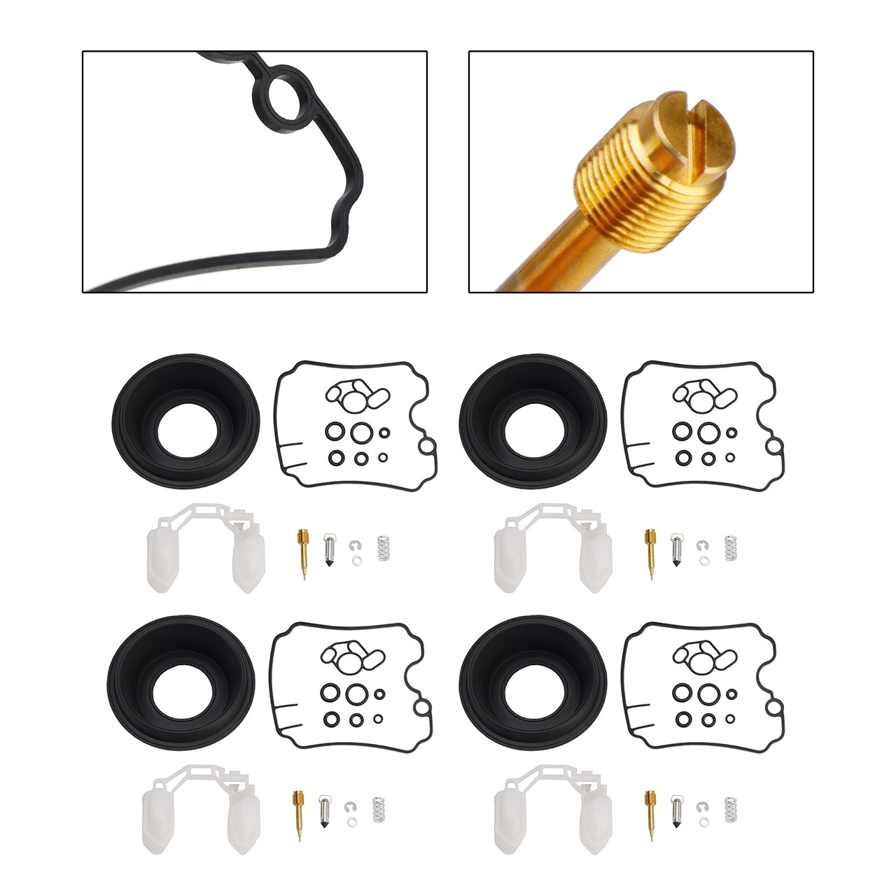 4X Carburetor Rebuild Repair Kit fit for Yamaha TDM850 1991-1993 TRX850 1996-1999
