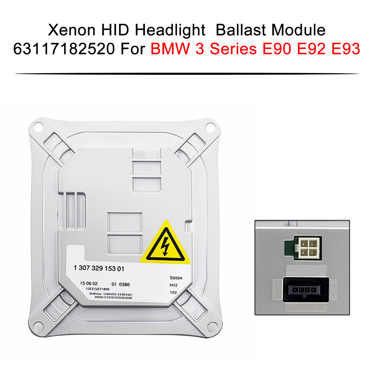 Xenon HID Headlight Ballast Module 63117182520 For BMW 3 Series E90 E92 E93