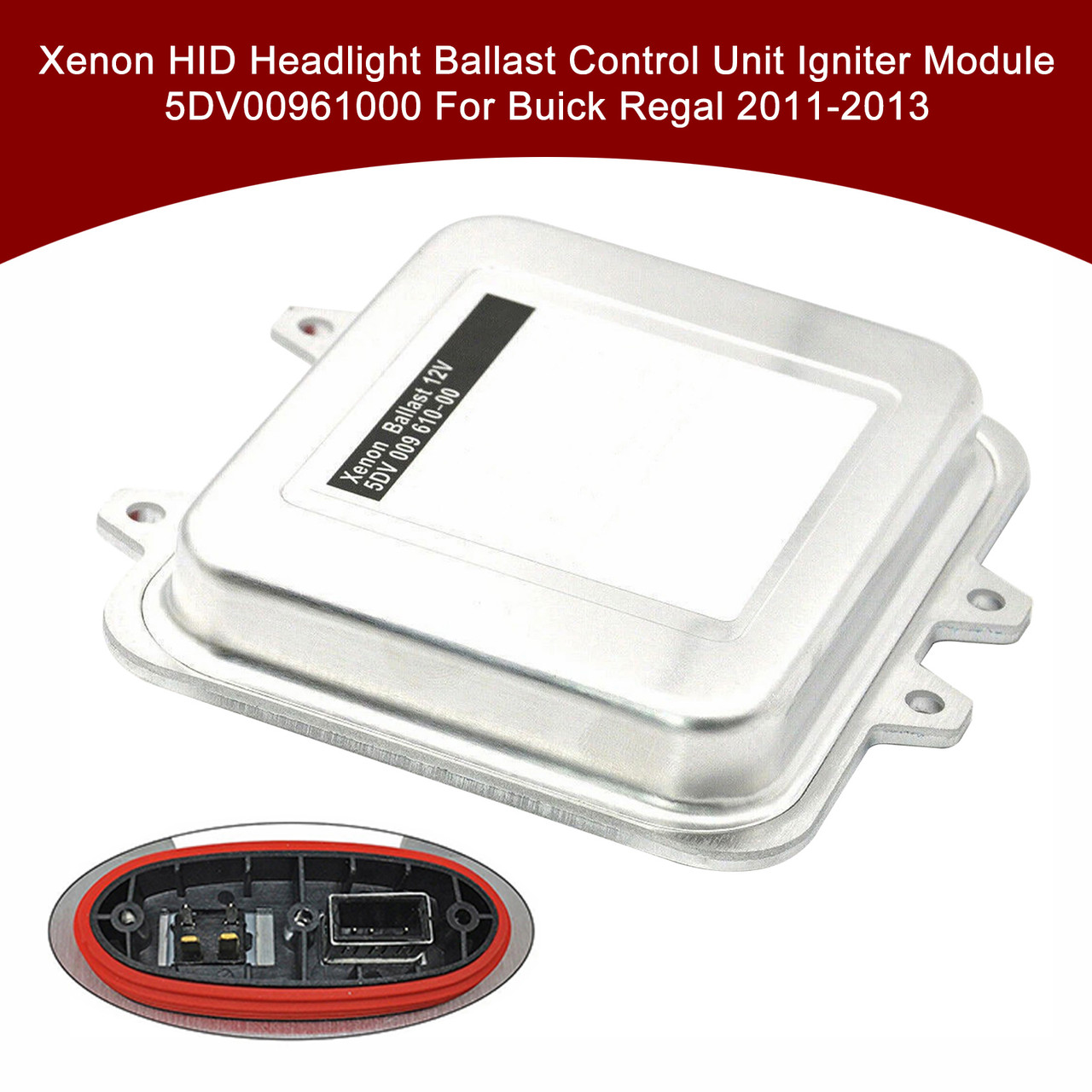 2011-2013 Buick Regal Xenon HID Headlight Ballast Control Unit Igniter Module 5DV00961000 Generic