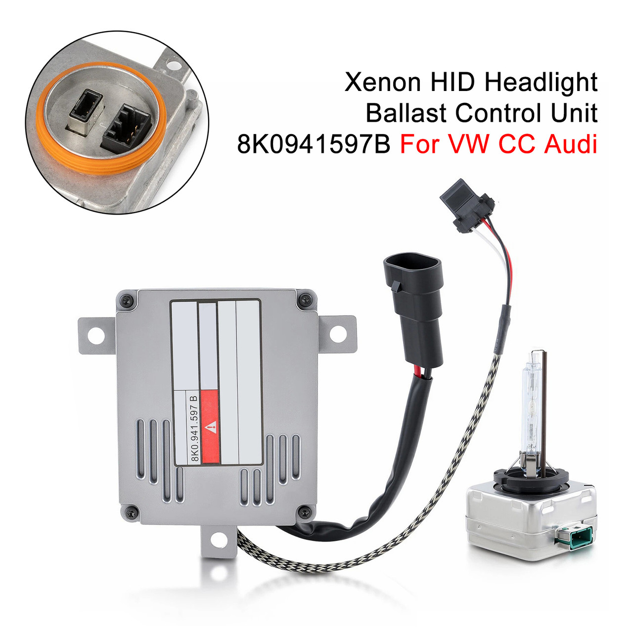 Xenon HID Headlight Ballast Control Unit 8K0941597B For VW CC Audi