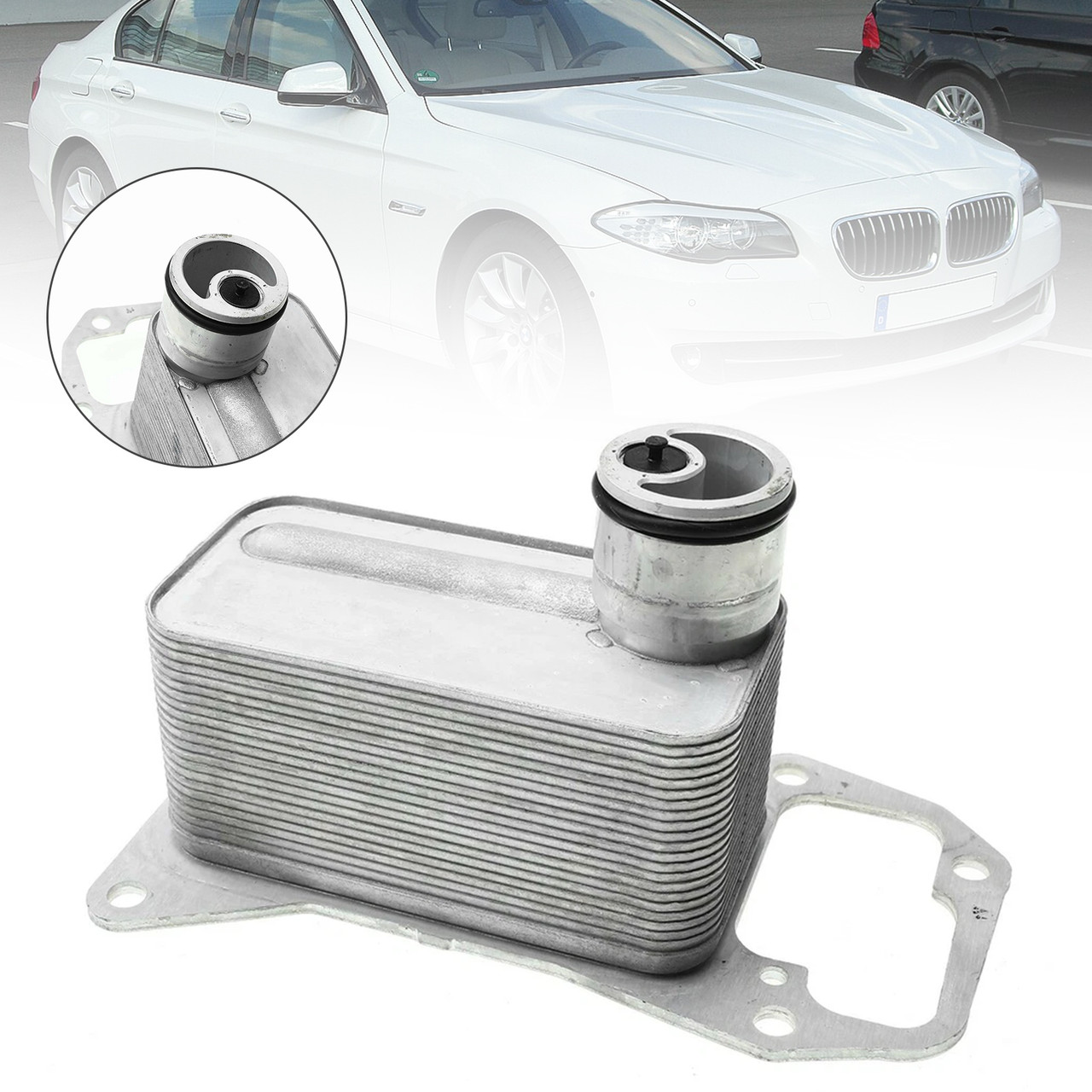 Engine Oil Cooler 11428512435 For BMW E90 E91 E92 E93