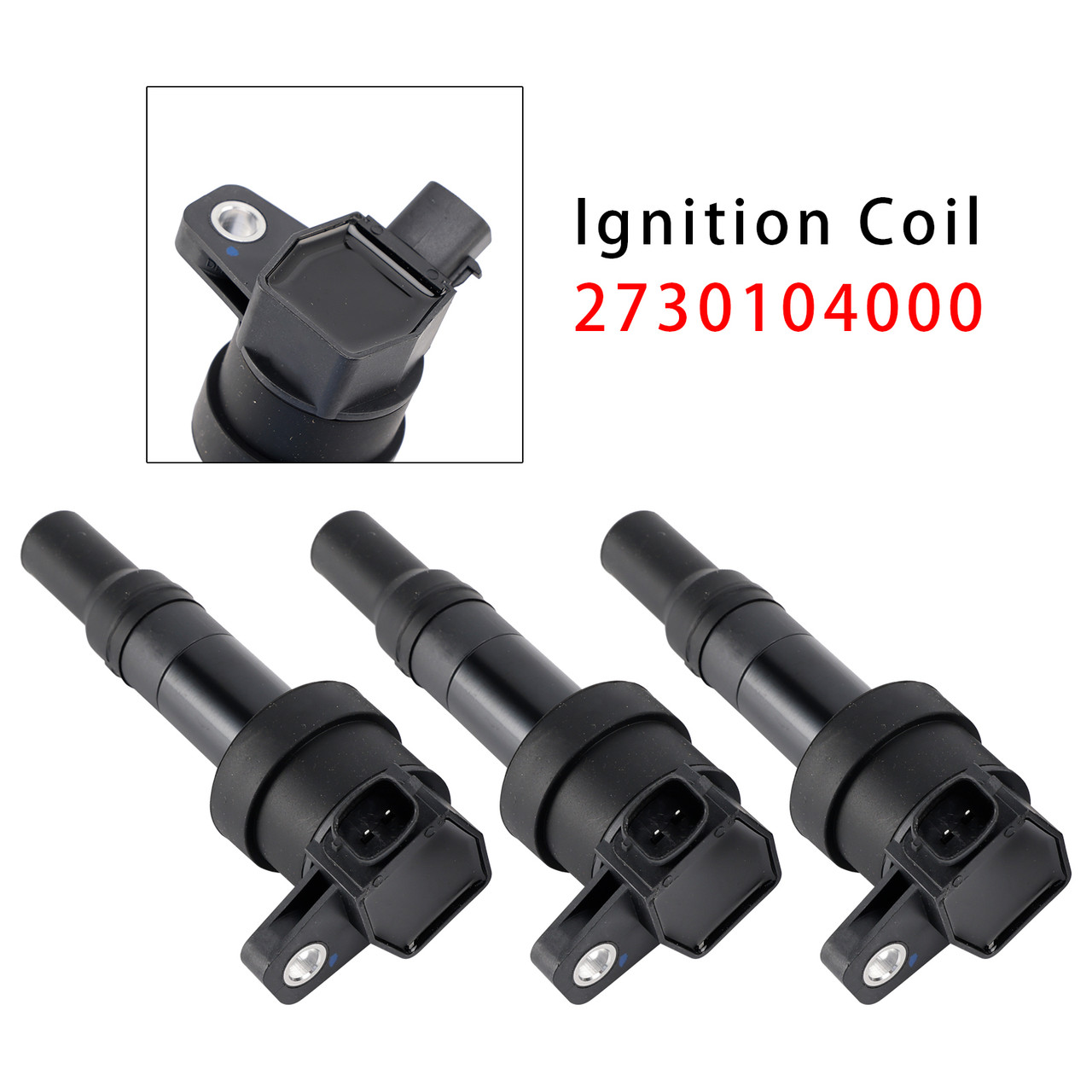 2011-2015 Kia Picanto 1.0L 1.2L 3PCS Ignition Coil 2730104000 Generic