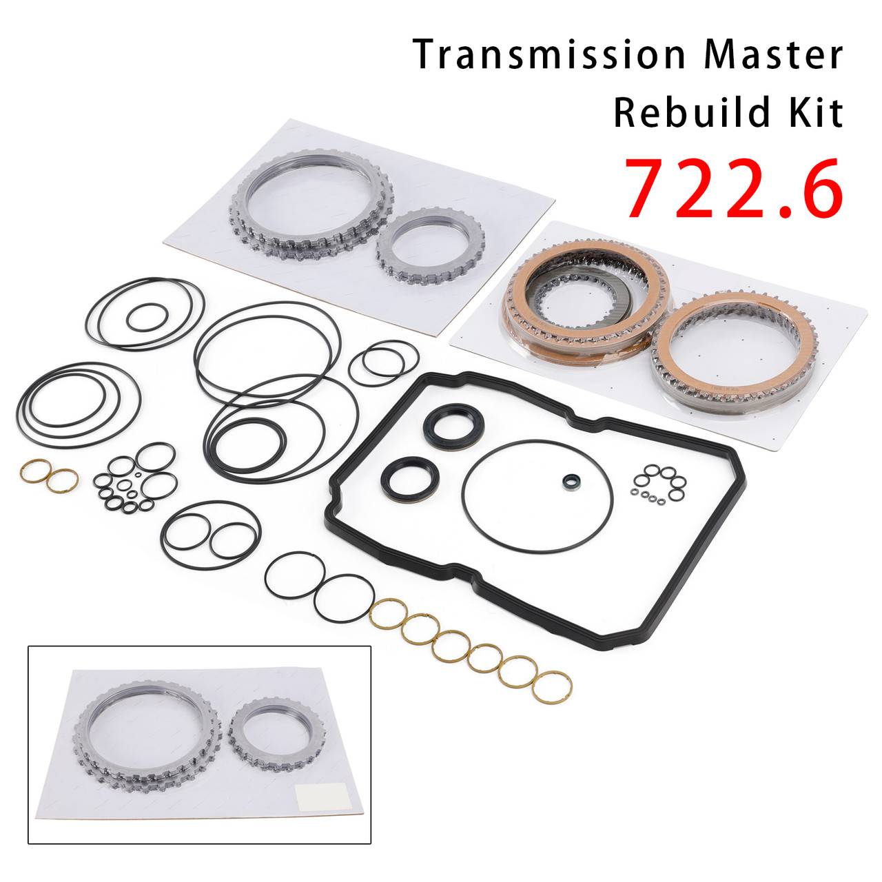 2002+ Mercedes Benz 5-Speed 722.6 Transmission Master Overhaul Rebuild kit Generic
