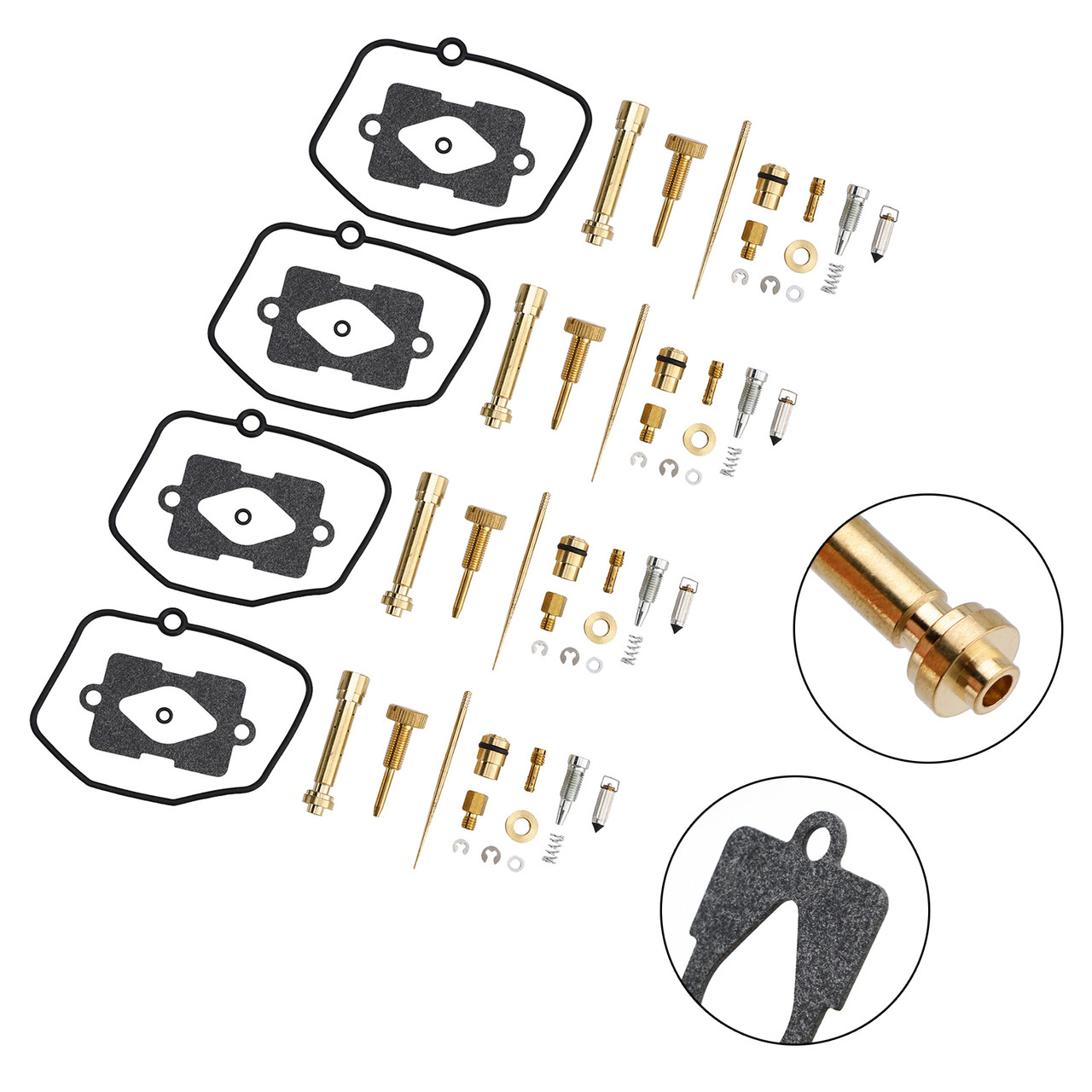 1989-1990 Yamaha TZR250R (3XV) TZR250-3 to 250 4 set Carburetor Repair Kit Generic