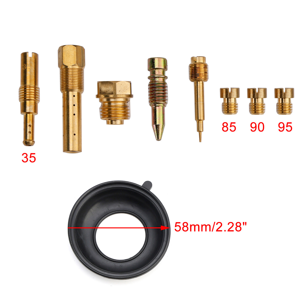 1986-1988 Honda CBR19 CBR250R MC19 1 set Carburetor Rebuild Repair Kit Generic