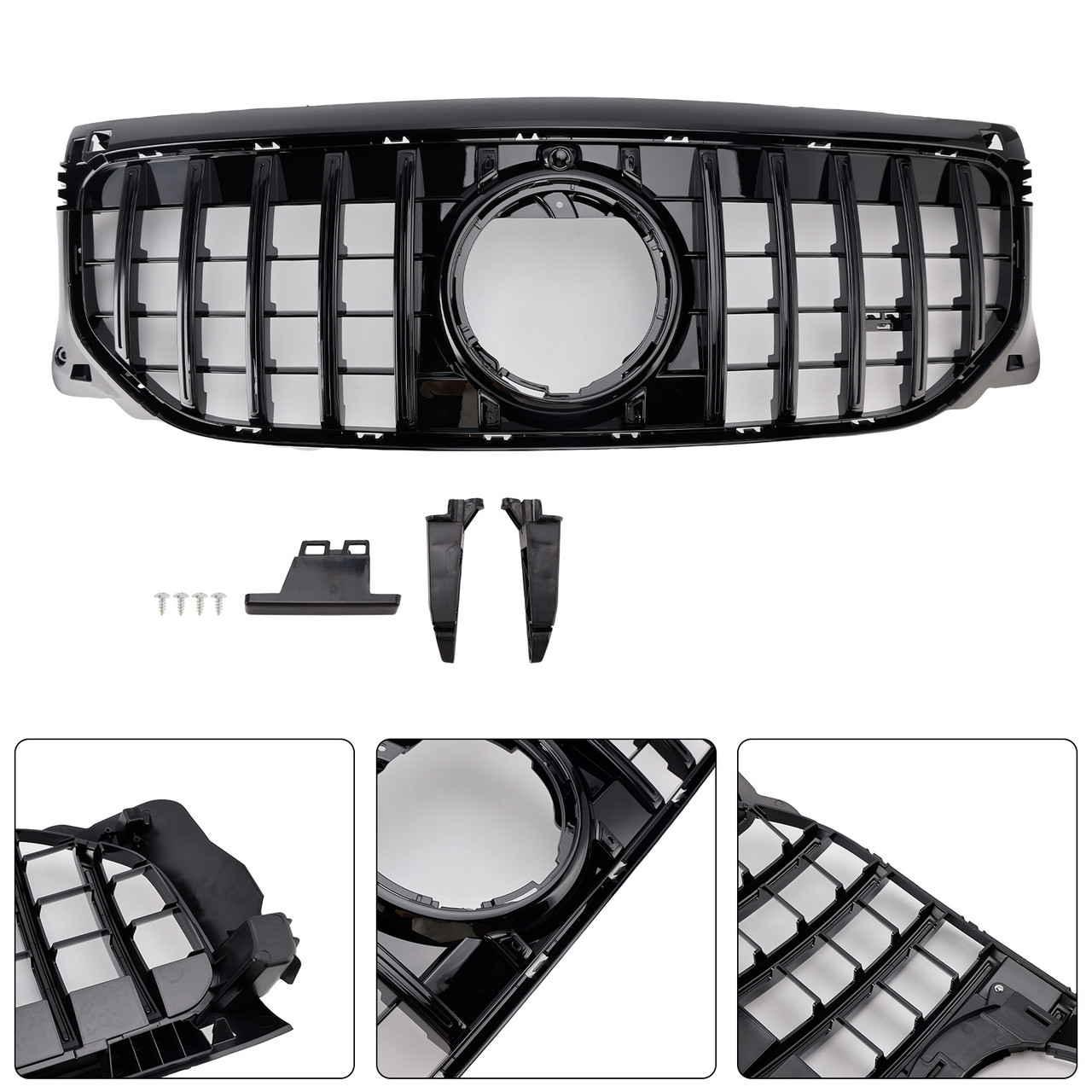 2024+ Mercedes Benz GLB-Class X247 GLB200 GLB250 Black Front Bumper Grille Generic