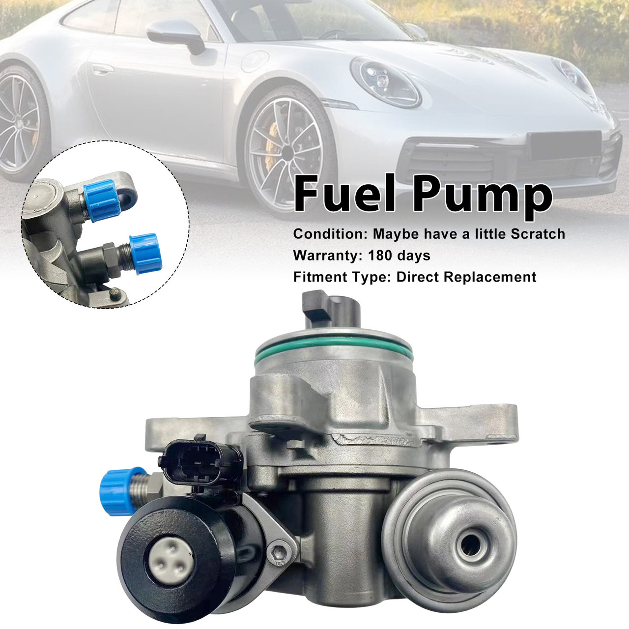 High Pressure Fuel Pump 9A111031506 Fit Porsche 911 Boxster Cayman 2007-2016