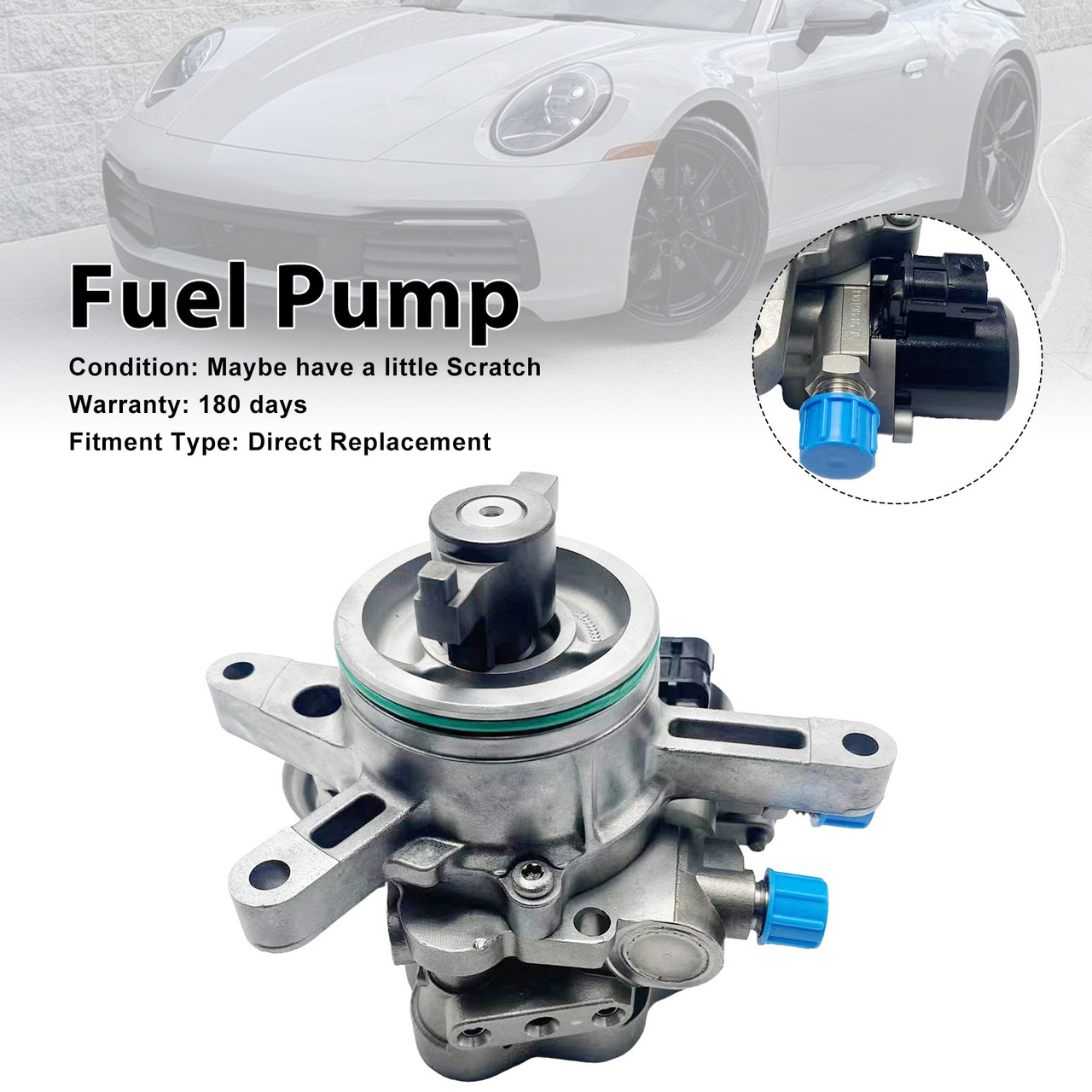 High Pressure Fuel Pump 9A111031506 Fit Porsche 911 Boxster Cayman 2007-2016