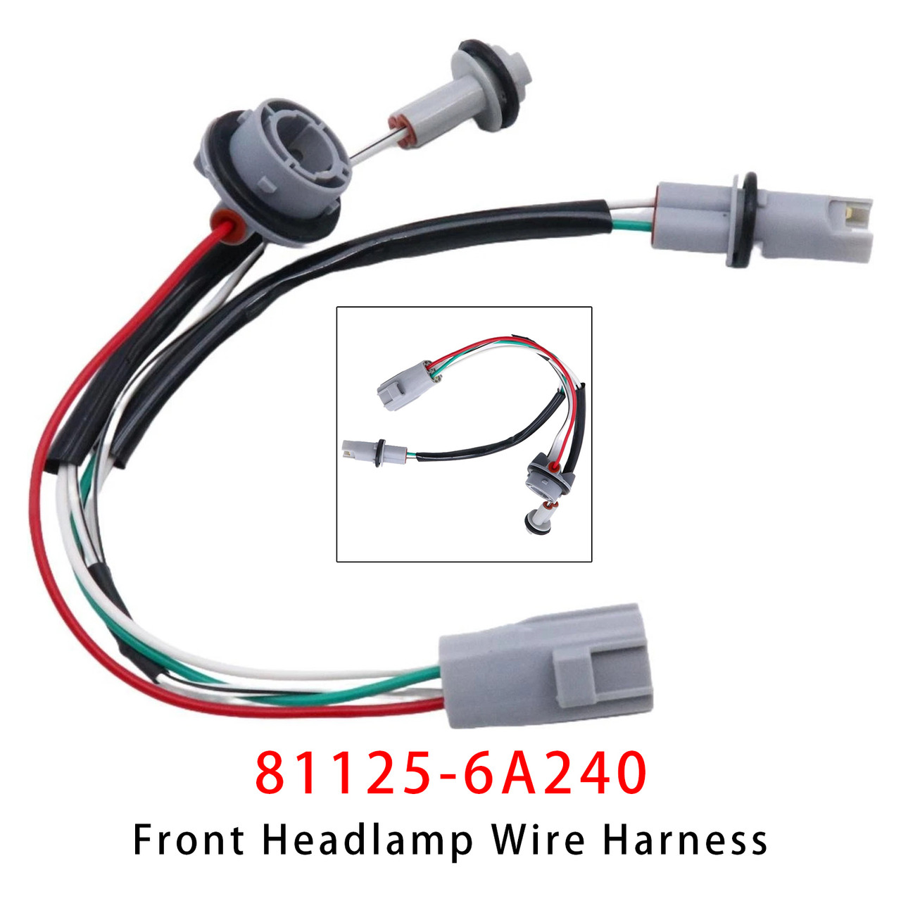 2003-2009 Lexus GX470 Front Headlamp Wire Harness 81125-6A240 Generic