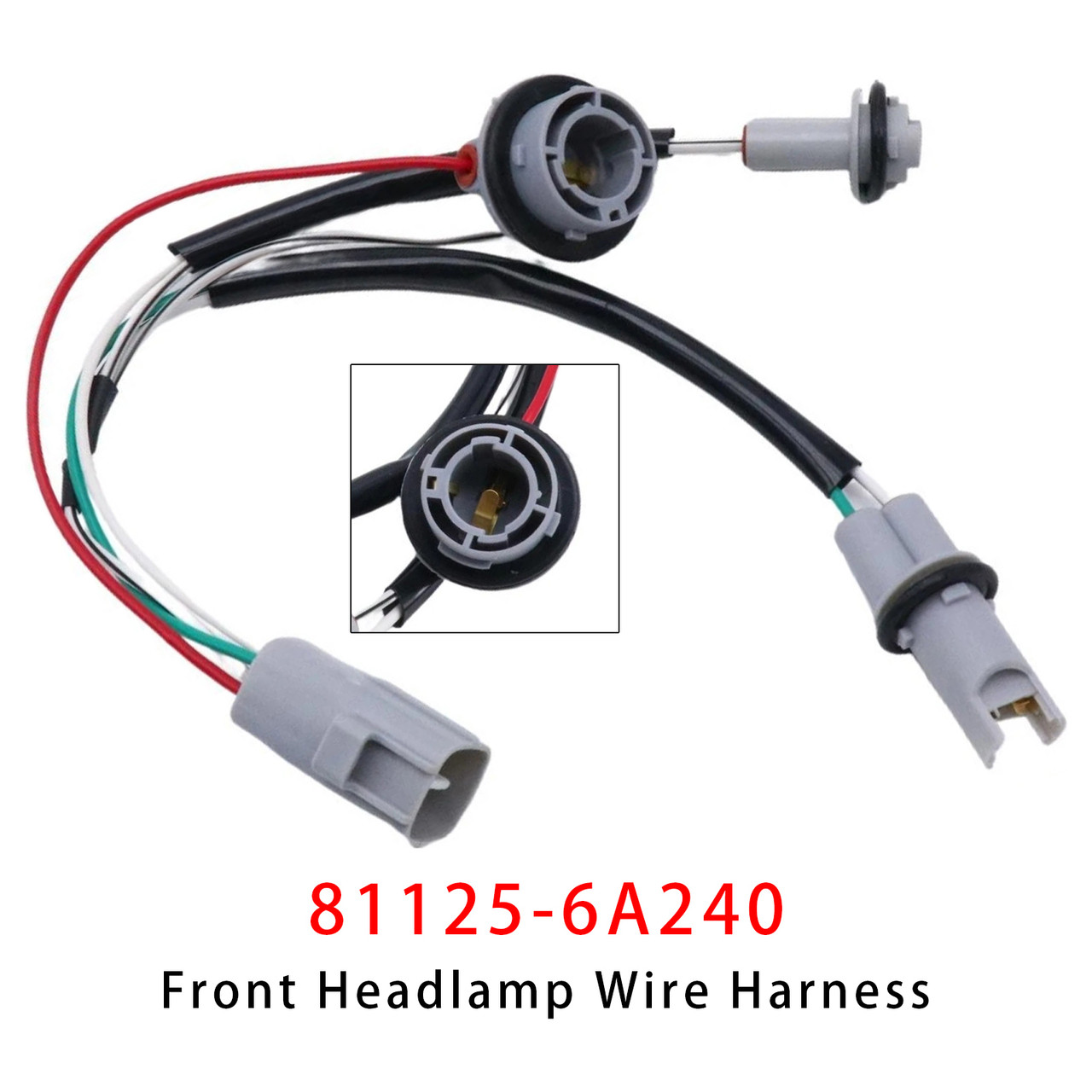 2003-2009 Lexus GX470 Front Headlamp Wire Harness 81125-6A240 Generic