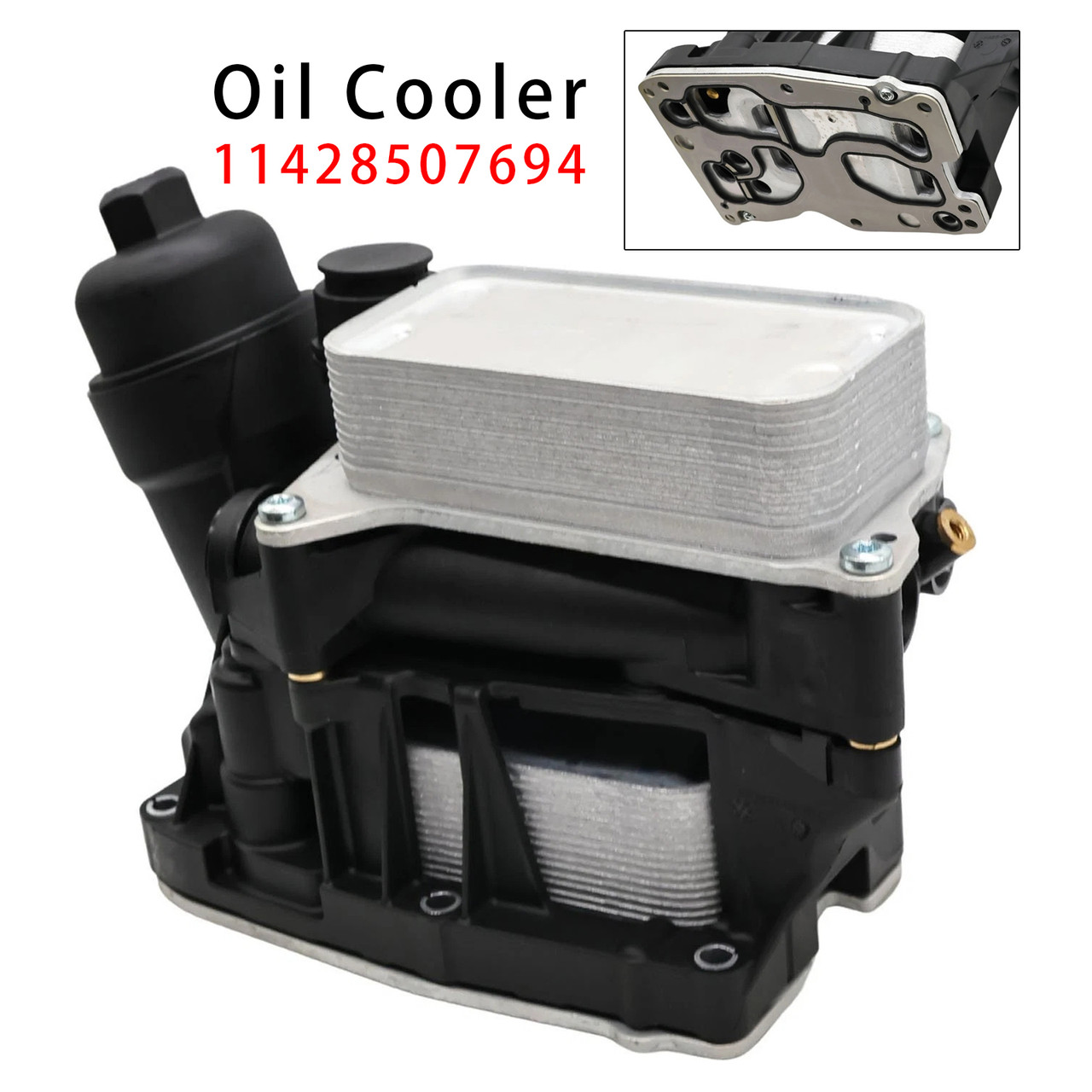 2007-2019 BMW 1 2 3 4 5 Series Engine Oil Cooler 11428507694 Generic