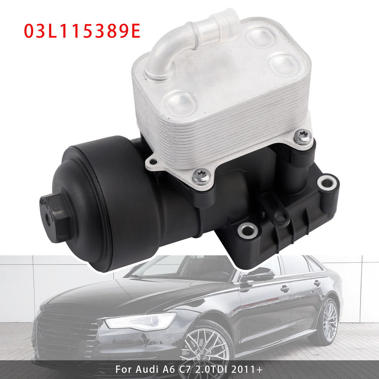 2011 Audi A6 C7 2.0TDI Engine Oil Cooler Thermostat 03L115389E Generic