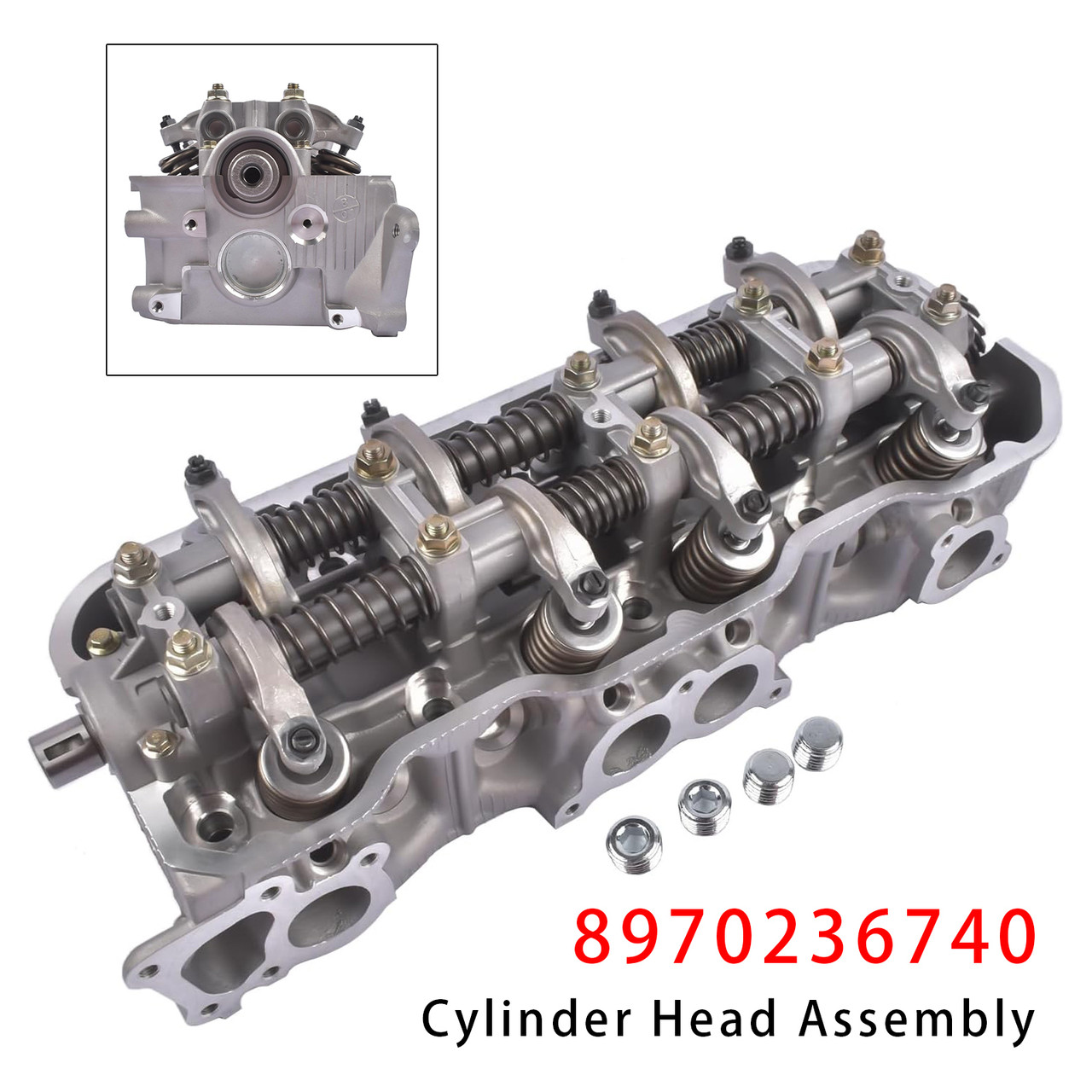 1988-1997 ISUZU AMIGO PICKUP RODEO TROOPER 2.6L Cylinder Head 8970236740 Generic