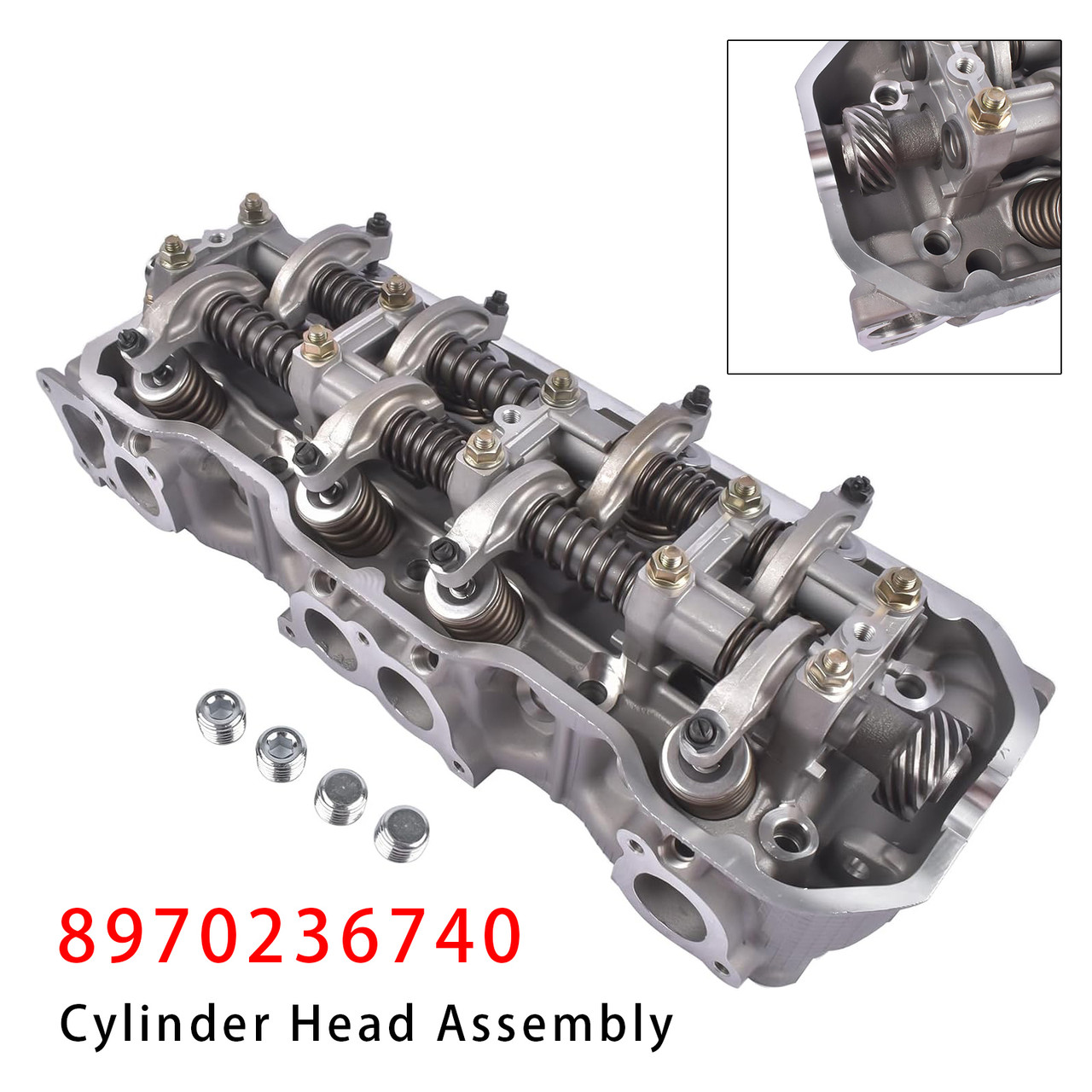1988-1997 ISUZU AMIGO PICKUP RODEO TROOPER 2.6L Cylinder Head 8970236740 Generic