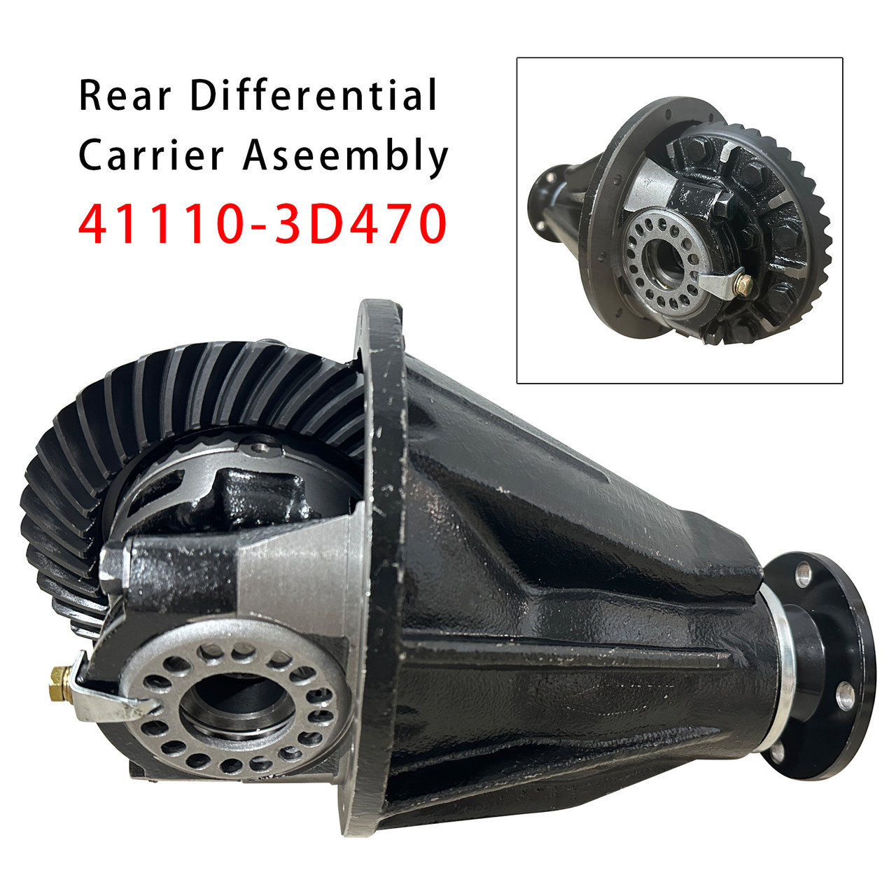 2003-2008 Toyota 4Runner Rear Differential Carrier Aseembly 41110-3D470 4x2 6Cyl V8 3.727 Ratio Generic