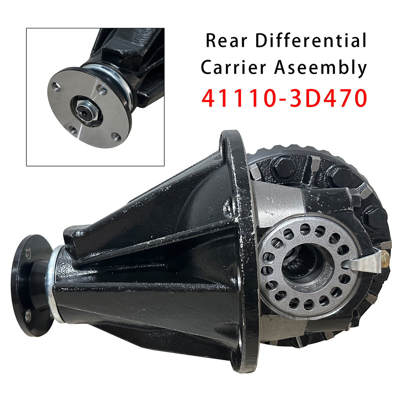 2003-2008 Toyota 4Runner Rear Differential Carrier Aseembly 41110-3D470 4x2 6Cyl V8 3.727 Ratio Generic