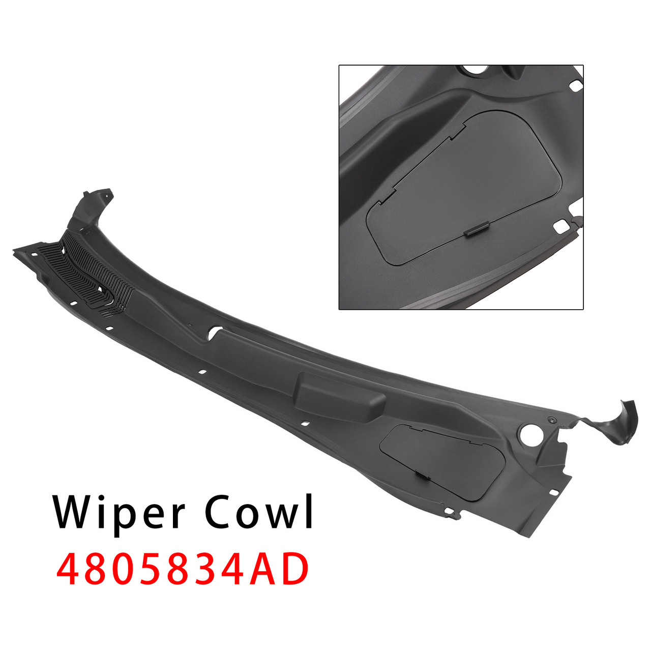 2005-2010 Chrysler 300 Windshield Wiper Cowl Top Panel 4805834AD Generic