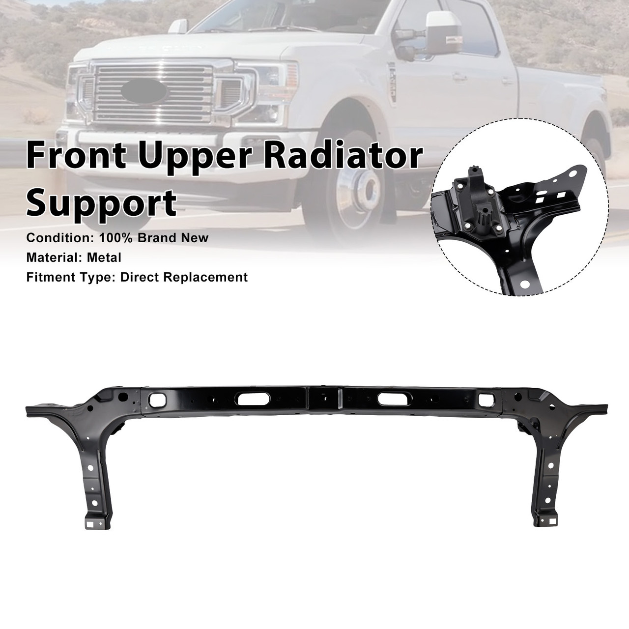 2020-2022 Ford F250 F350 Front Upper Radiator Support Bar LC3Z-16138-A Generic