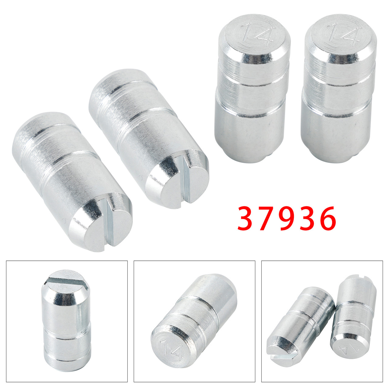 4PCS 37936 0.014" Offset  1.328" L Bellhousing Dowel Pin