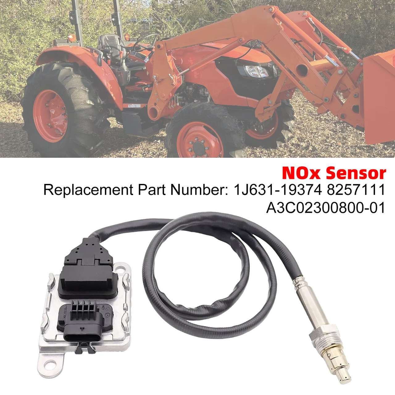 Nitrogen Oxide Sensor Nox Sensor 1J631-19374 82571114 SNS3081 For Kubota