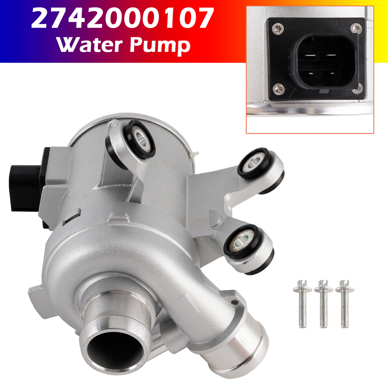 2011- Mercedes C-Class A205 C205 S205 W205 GLC X253 C253 Water Pump 2742000107 Generic