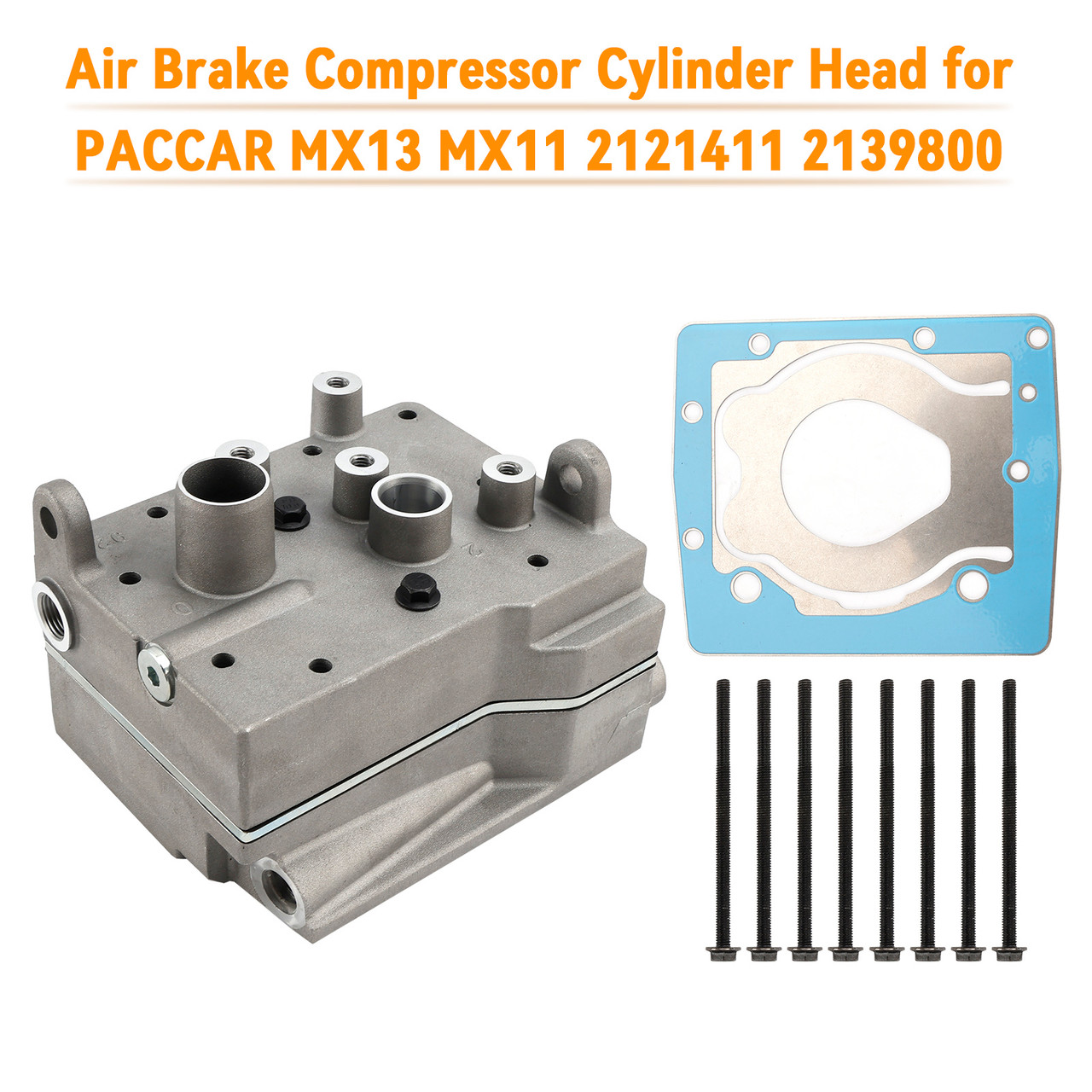 PACCAR MX13 MX11 Air Brake Compressor Cylinder Head 2121411 2139800 Generic